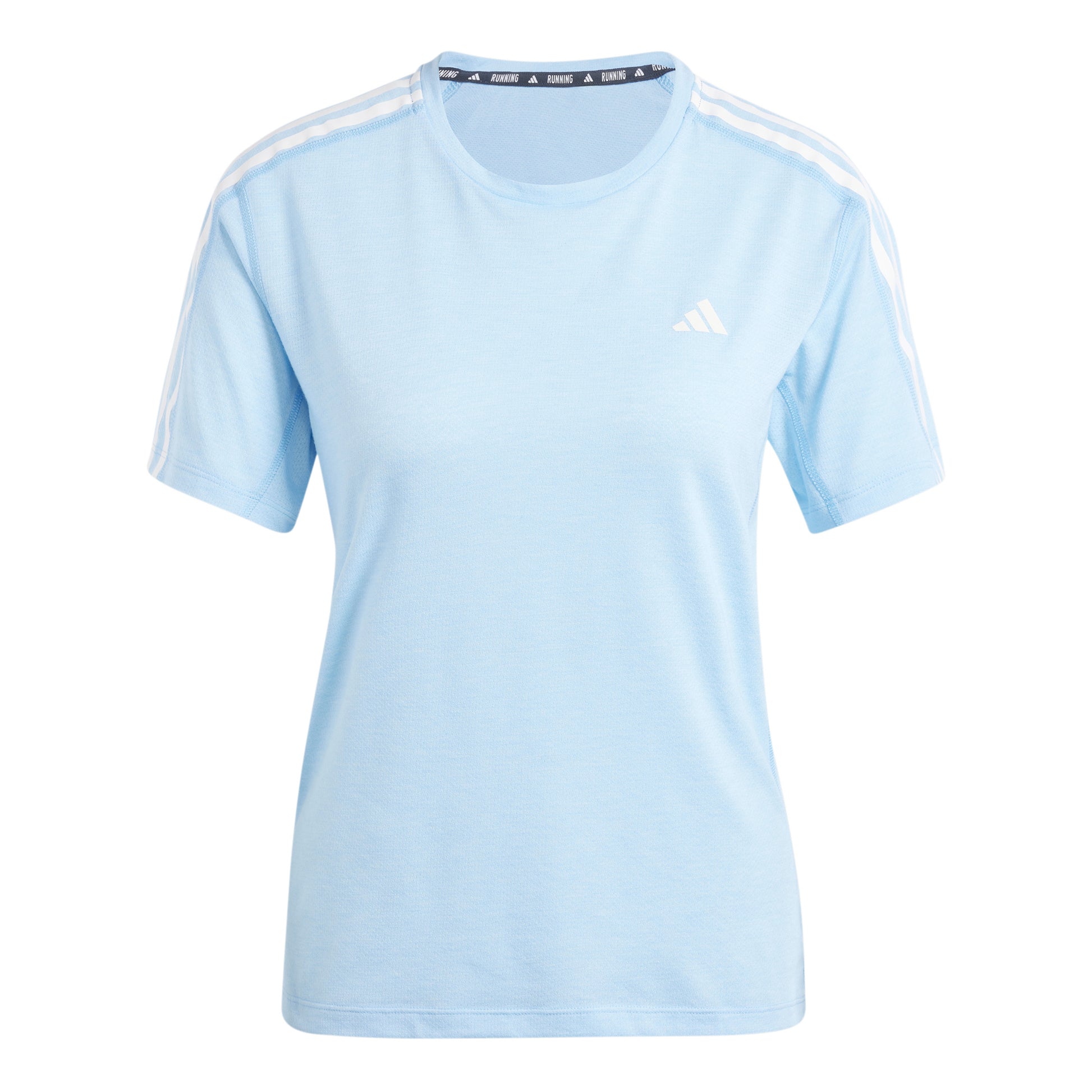 adidas Own The Run E 3S Hardloopshirt Dames - lichtblauw,