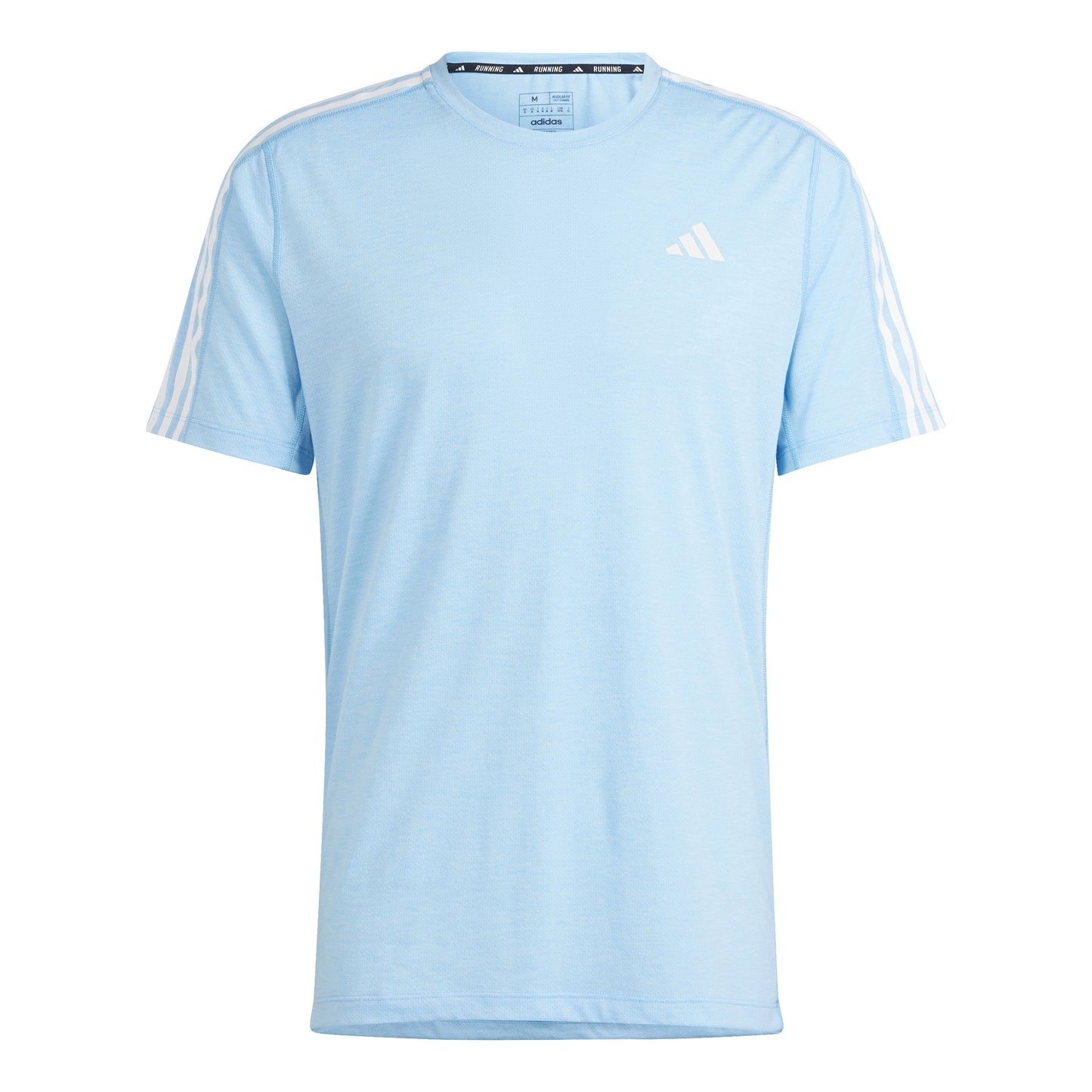 adidas Own The Run E 3S Hardloopshirt Heren - lichtblauw,
