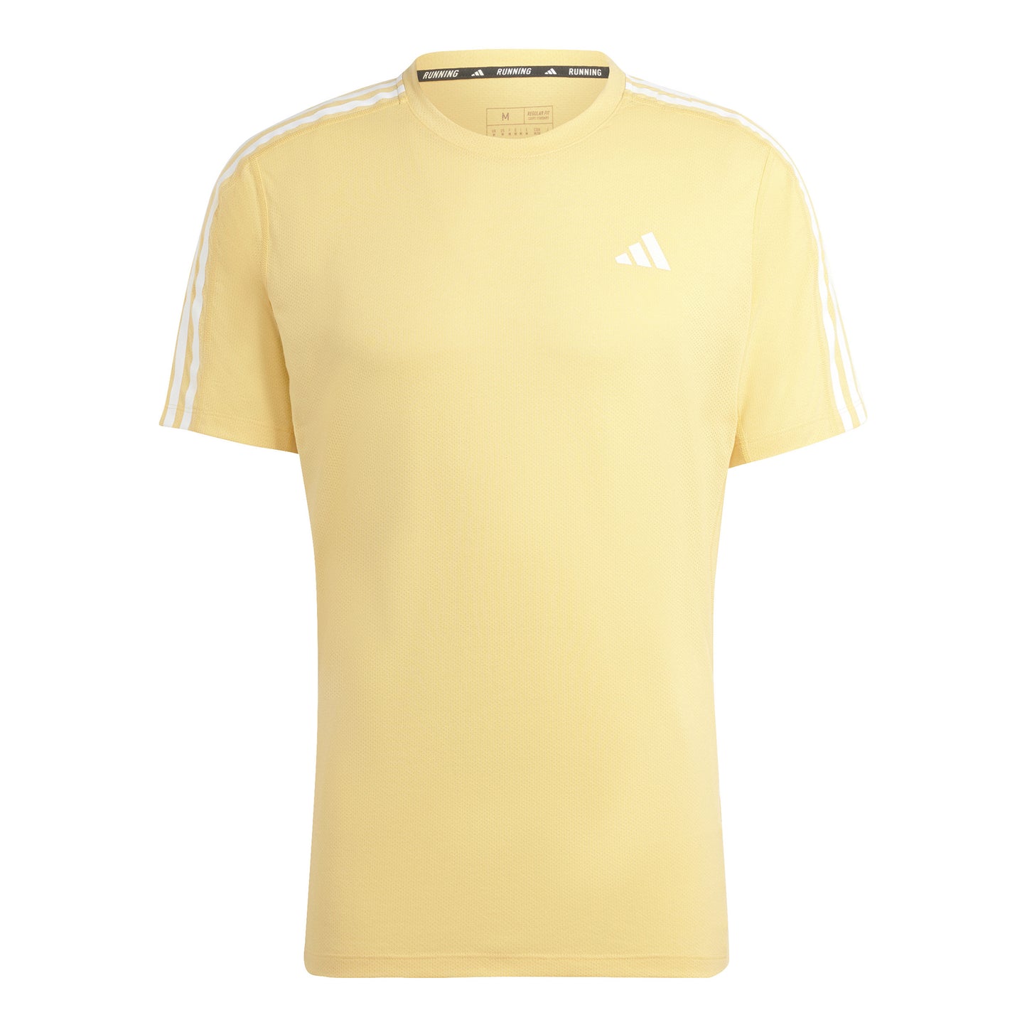 adidas Own The Run E 3S Hardloopshirt Heren - goudgeel,