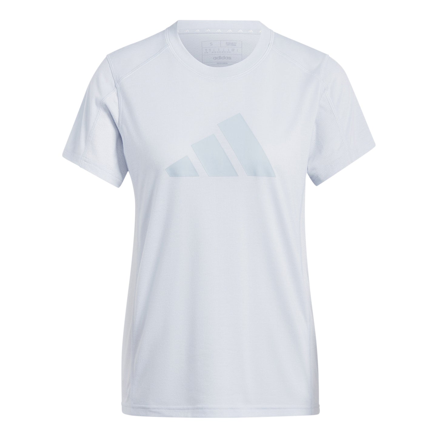 adidas Training Essential Logo T-shirt Dames - lichtgrijs,