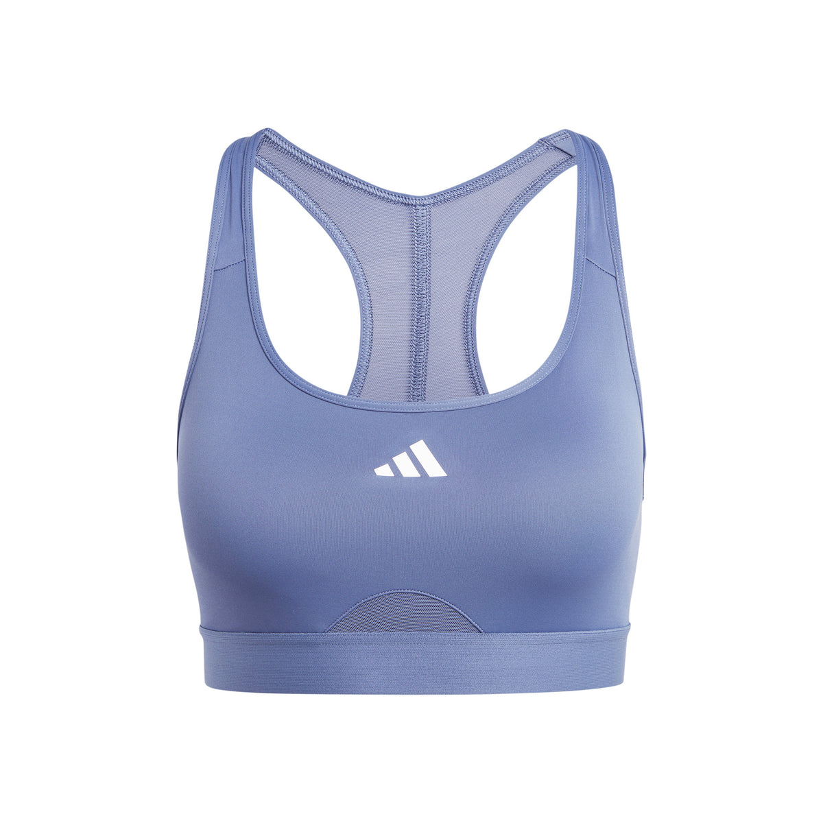 adidas PWRCT Medium Support Sport-bh Dames - blaugrau