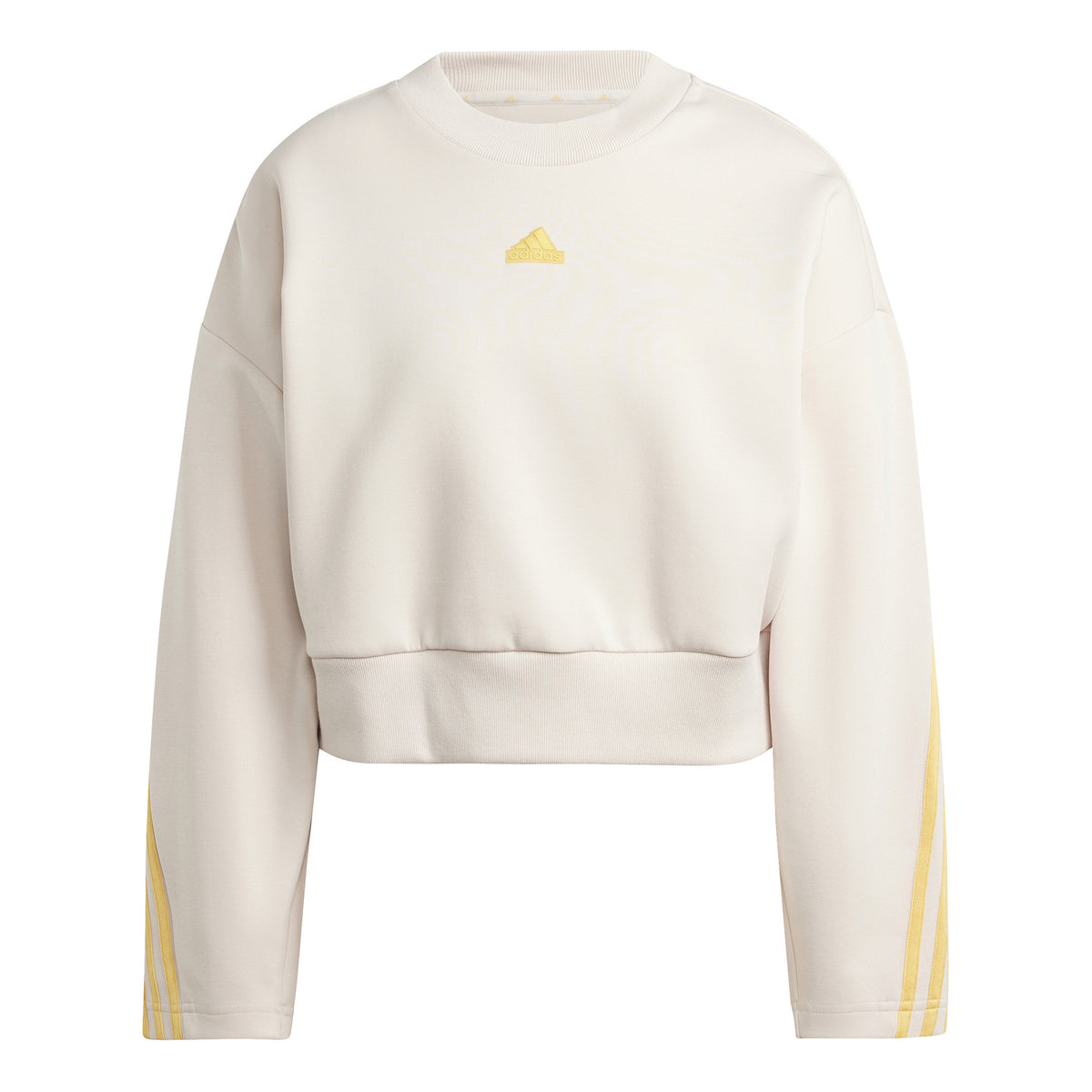 adidas Future Icon 3 Stripes Sweatshirt Dames - beige, geel
