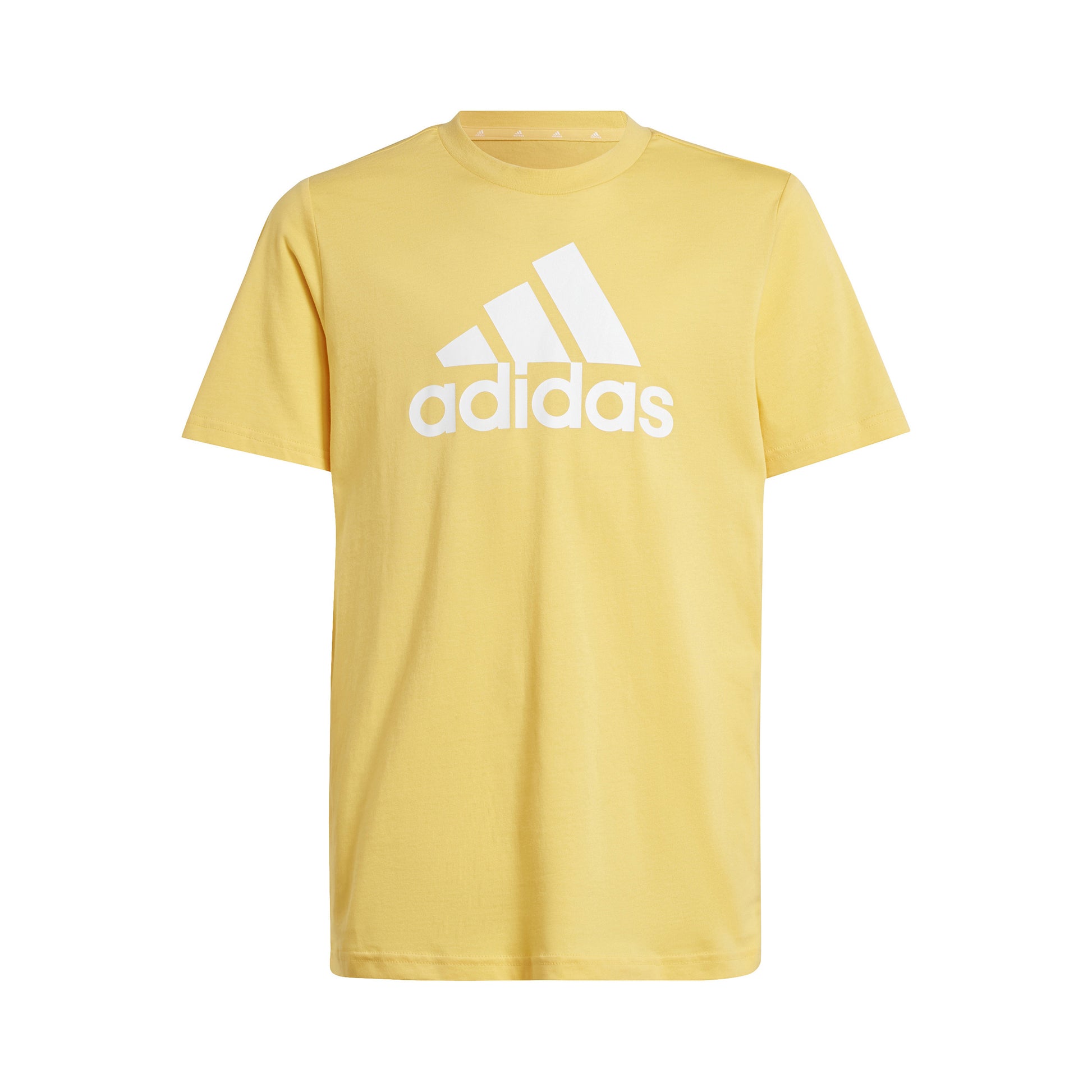 adidas Big Logo T-shirt Jongens - geel, wit