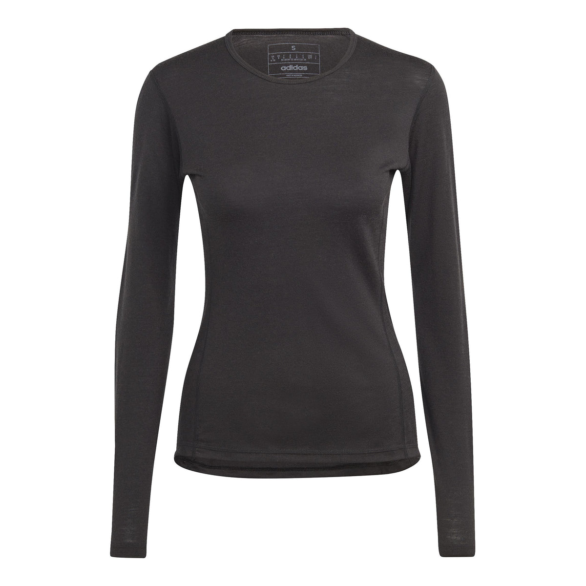 adidas XPR Merino 200 Hardloopshirt Dames - zwart,