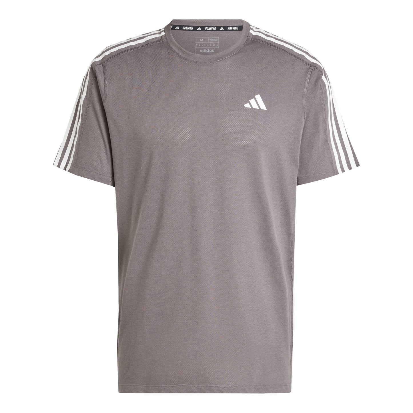 adidas Own The Run E 3S Hardloopshirt Heren - grijs,