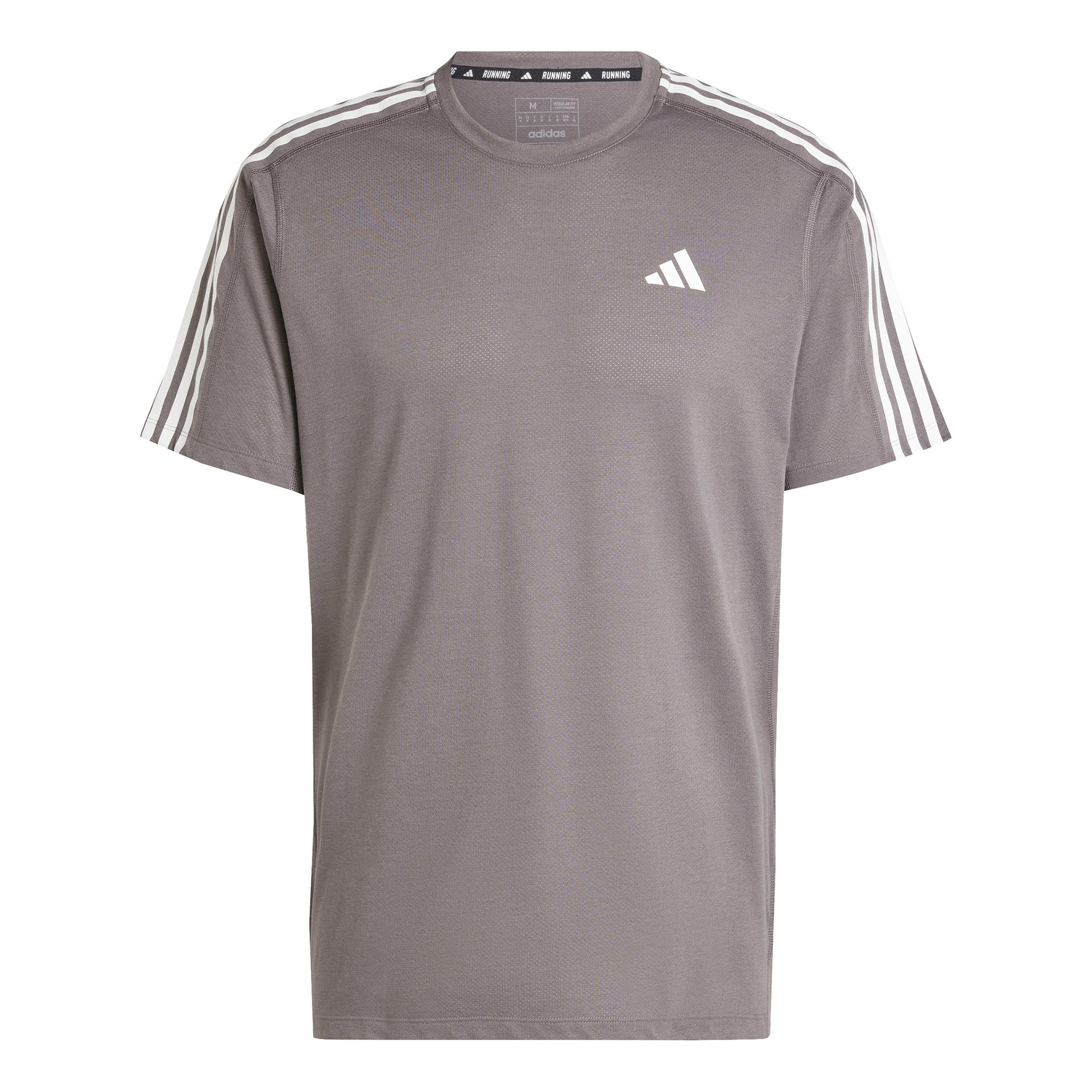adidas Own The Run E 3S Hardloopshirt Heren - grijs,