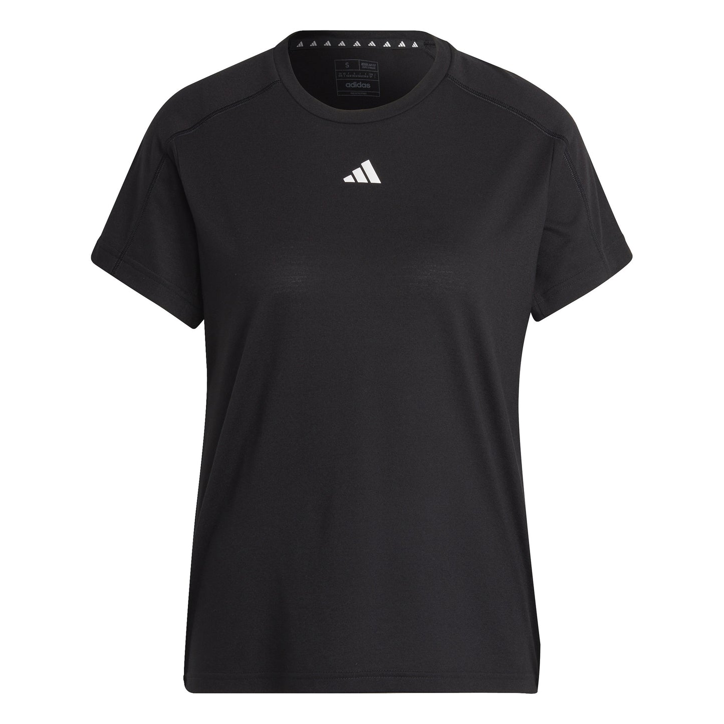 adidas Training Essentials Crew T-shirt Dames-Zwart