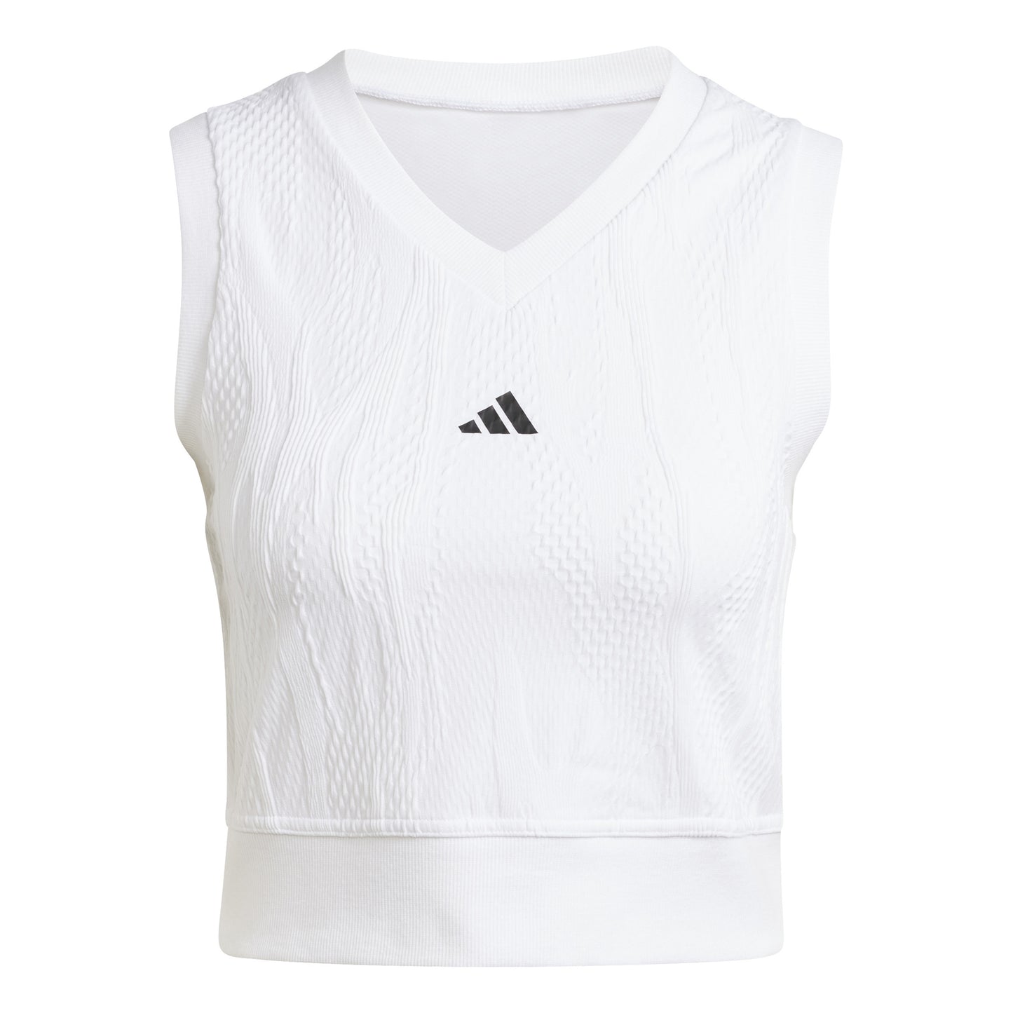 adidas Crop Pro Tanktop Dames - wit,