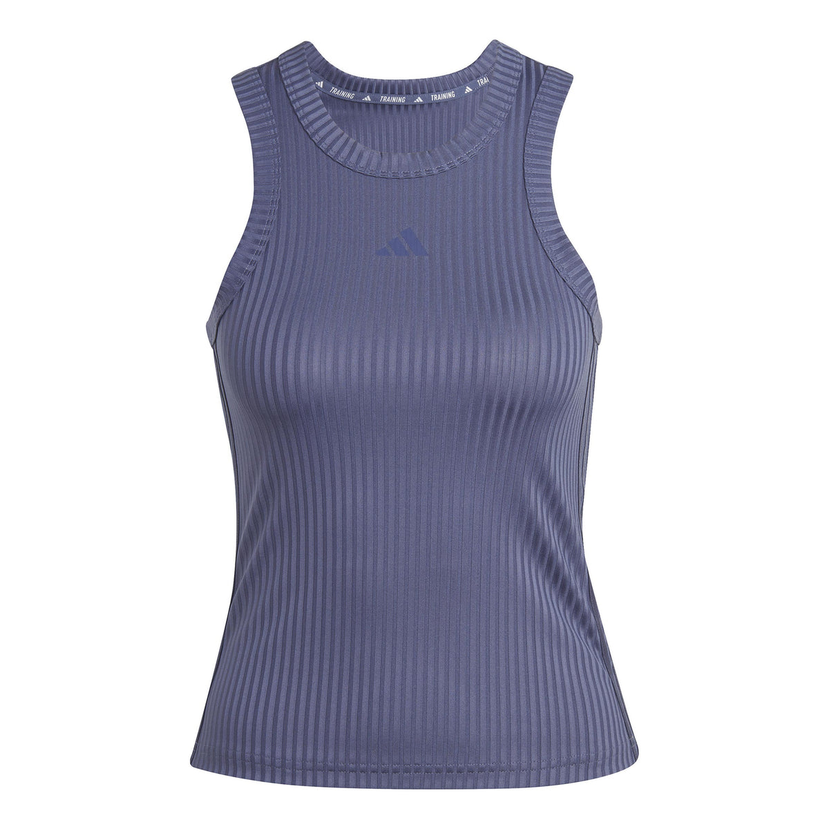 adidas All Gym Seasonal Rib Tanktop Dames - blauw,