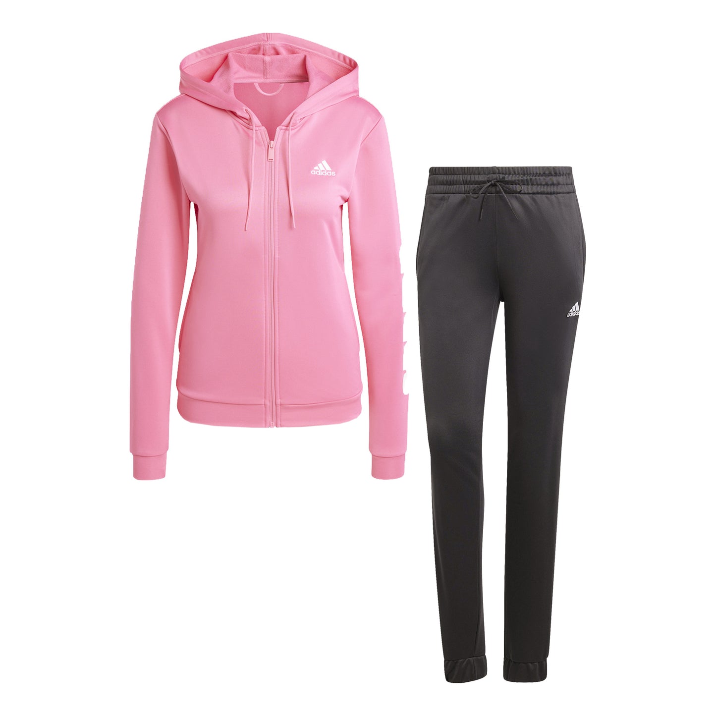 adidas Linear Trainingspak Dames - roze, zwart