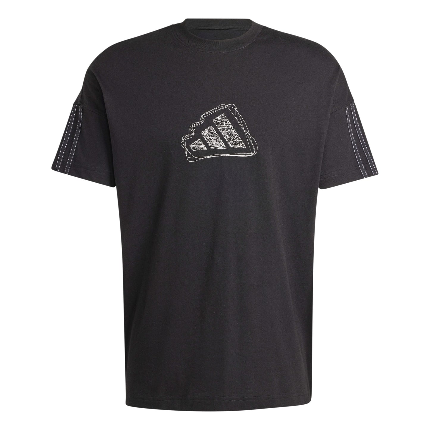 adidas All SZN French Terry T-shirt Heren - zwart,
