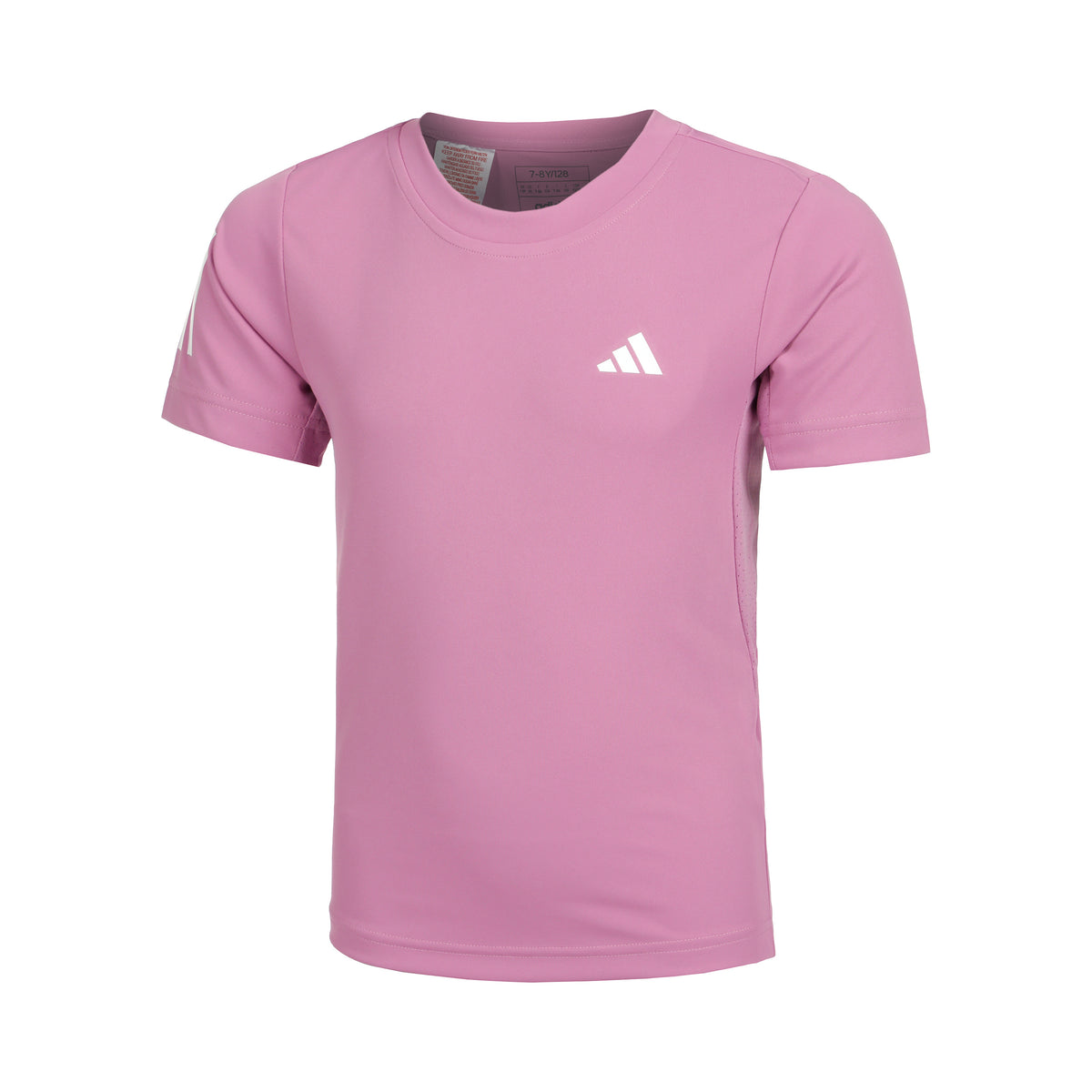 adidas Club 3 Stripes T-shirt Jongens - berry,