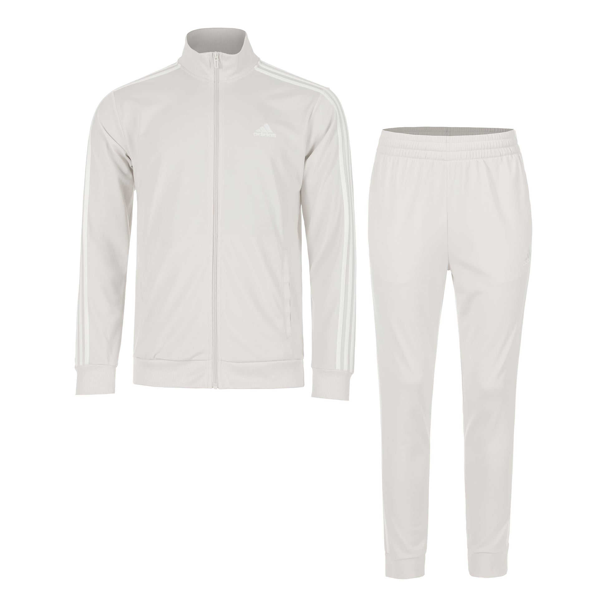 adidas 3Stripes Training Trainingspak Heren - lichtgrijs,