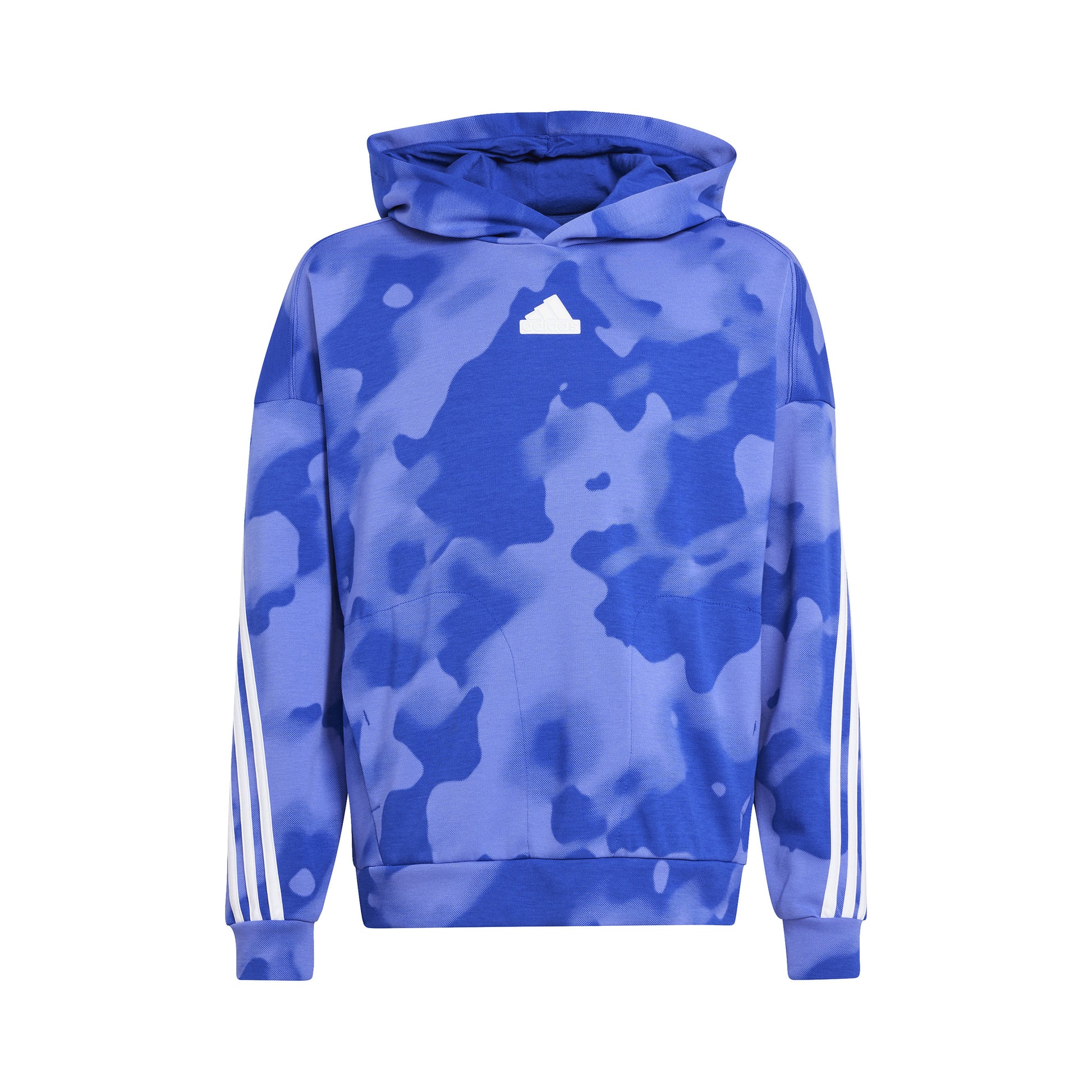 adidas Future Icon Camo Printed Sweater met capuchon Jongens - blauw, wit
