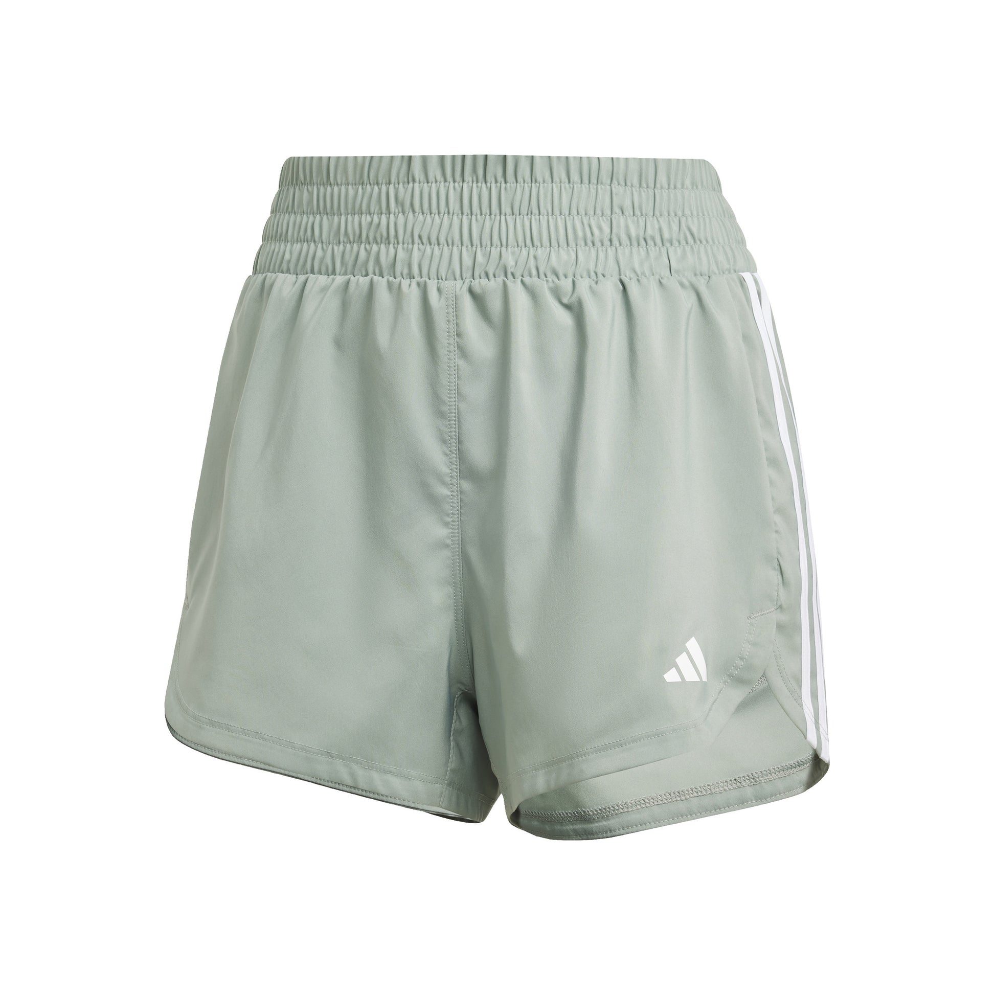 adidas Pacer Woven High-Rise Shorts Dames-Salie,Wit