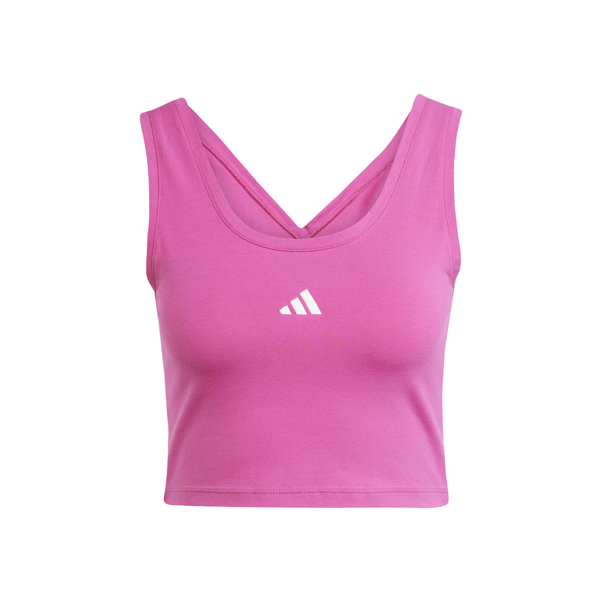 adidas Small Logo Tanktop Dames-Pink