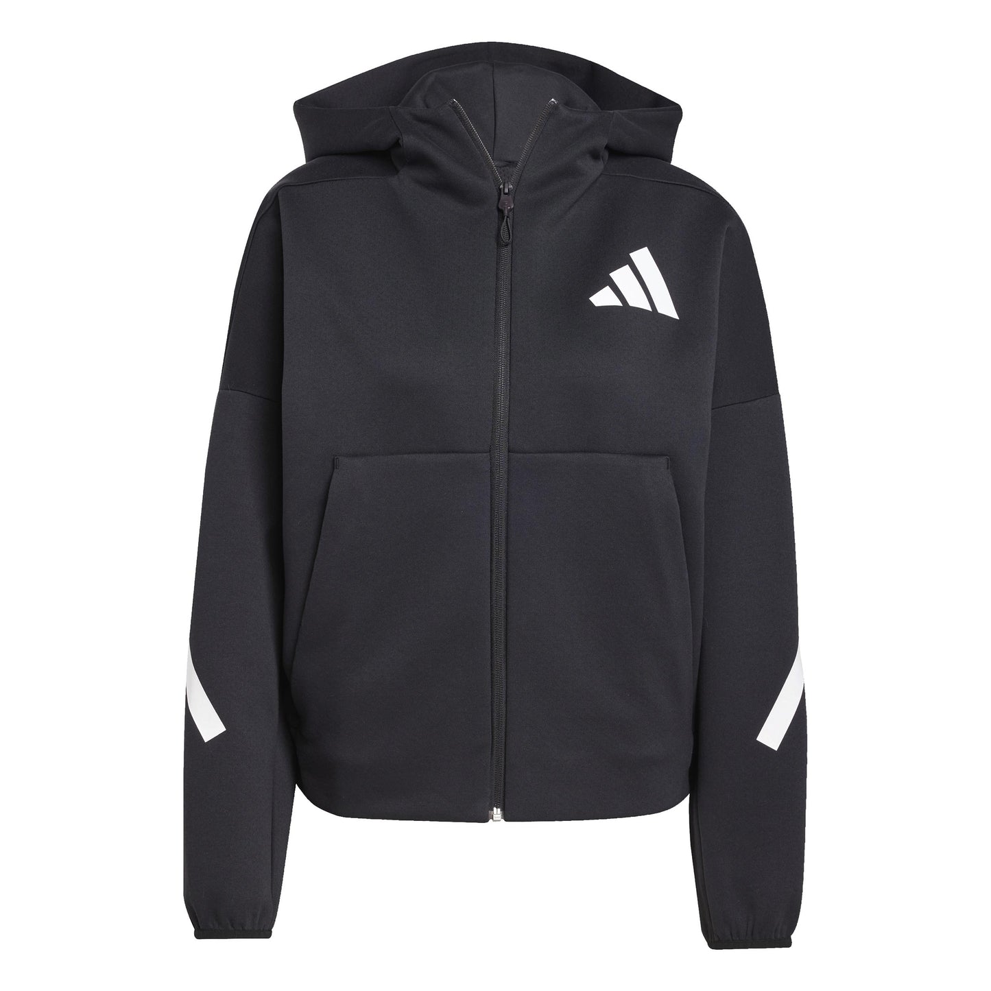 adidas Trainingsjack Dames-Zwart,Wit