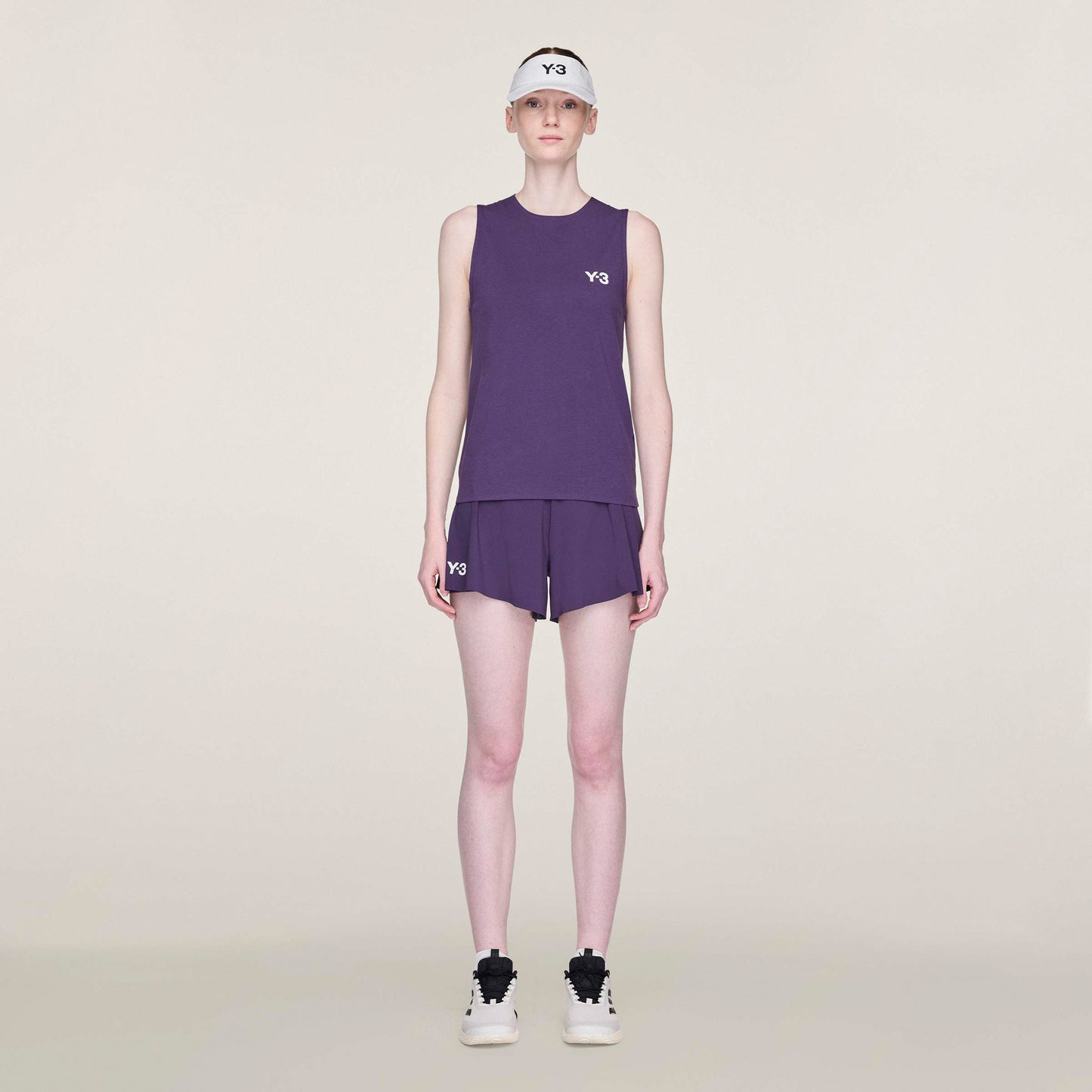 adidas Y-3 Match Shorts Dames-Paars