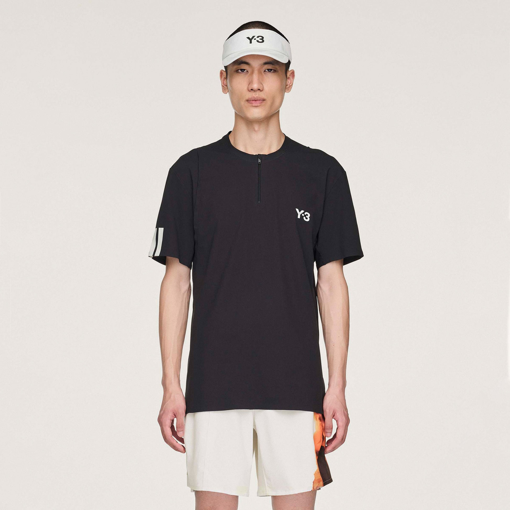 adidas Y-3 Zip Polo Heren-Zwart