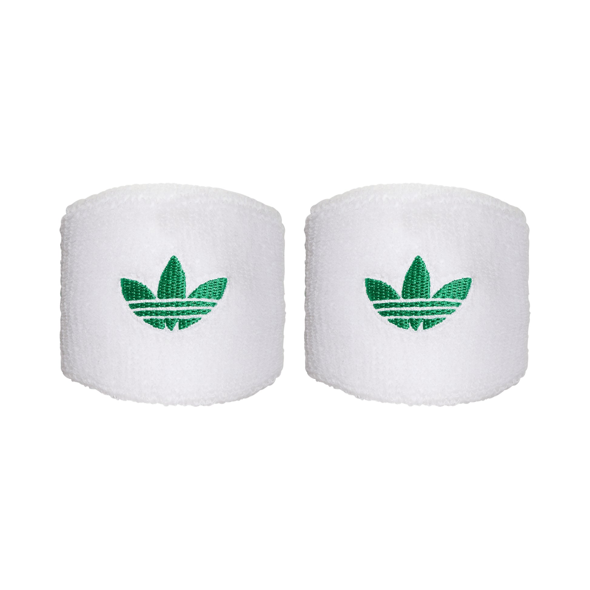 adidas Zweetband kort - wit, groen