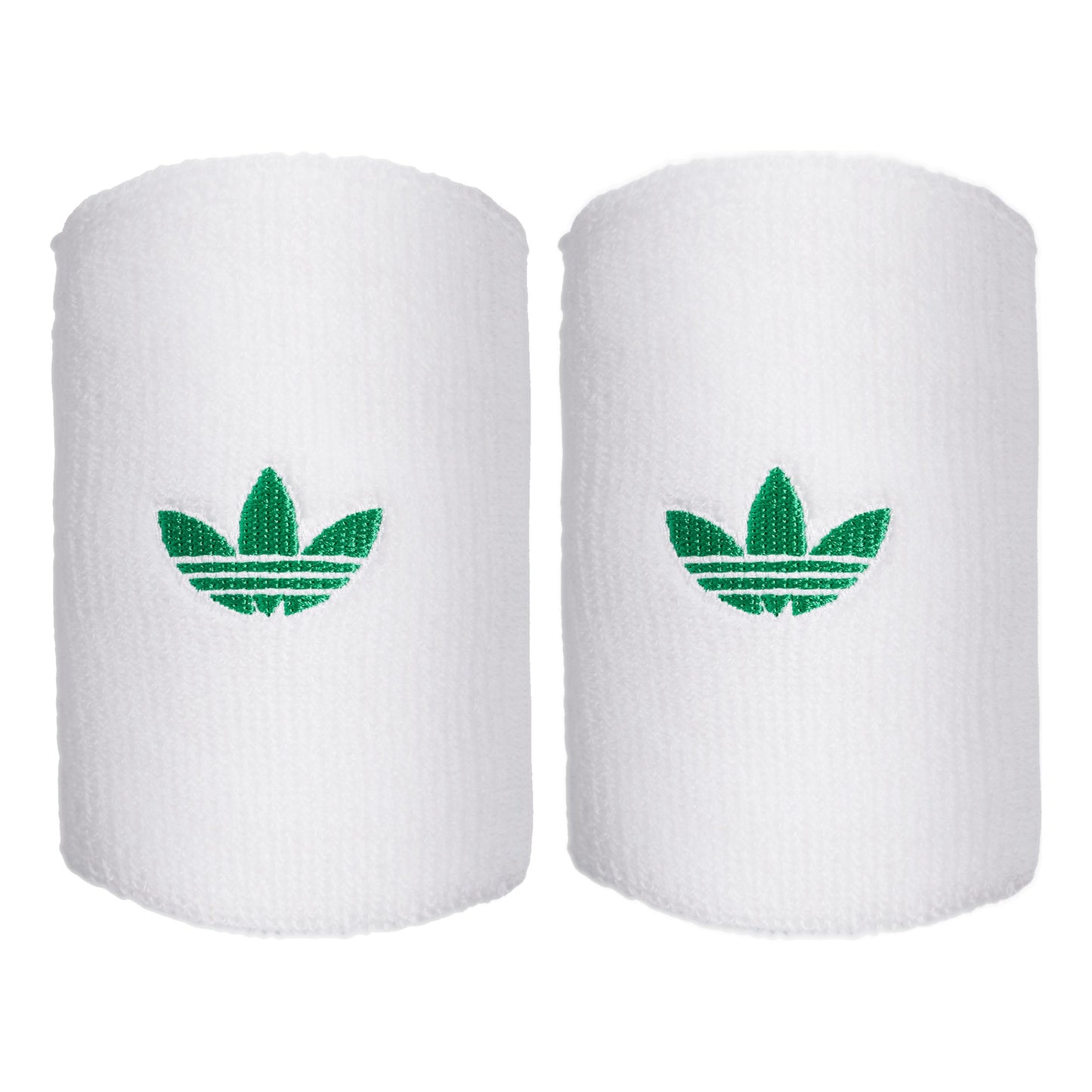 adidas Long Zweetband Unisex - wit, groen