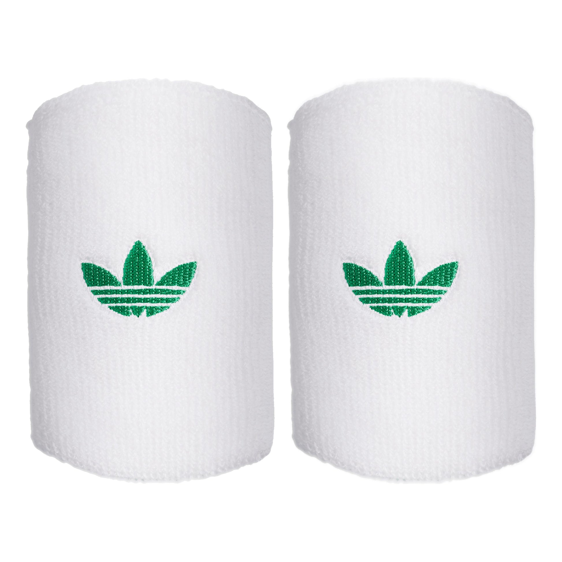 adidas Long Zweetband Unisex - wit, groen