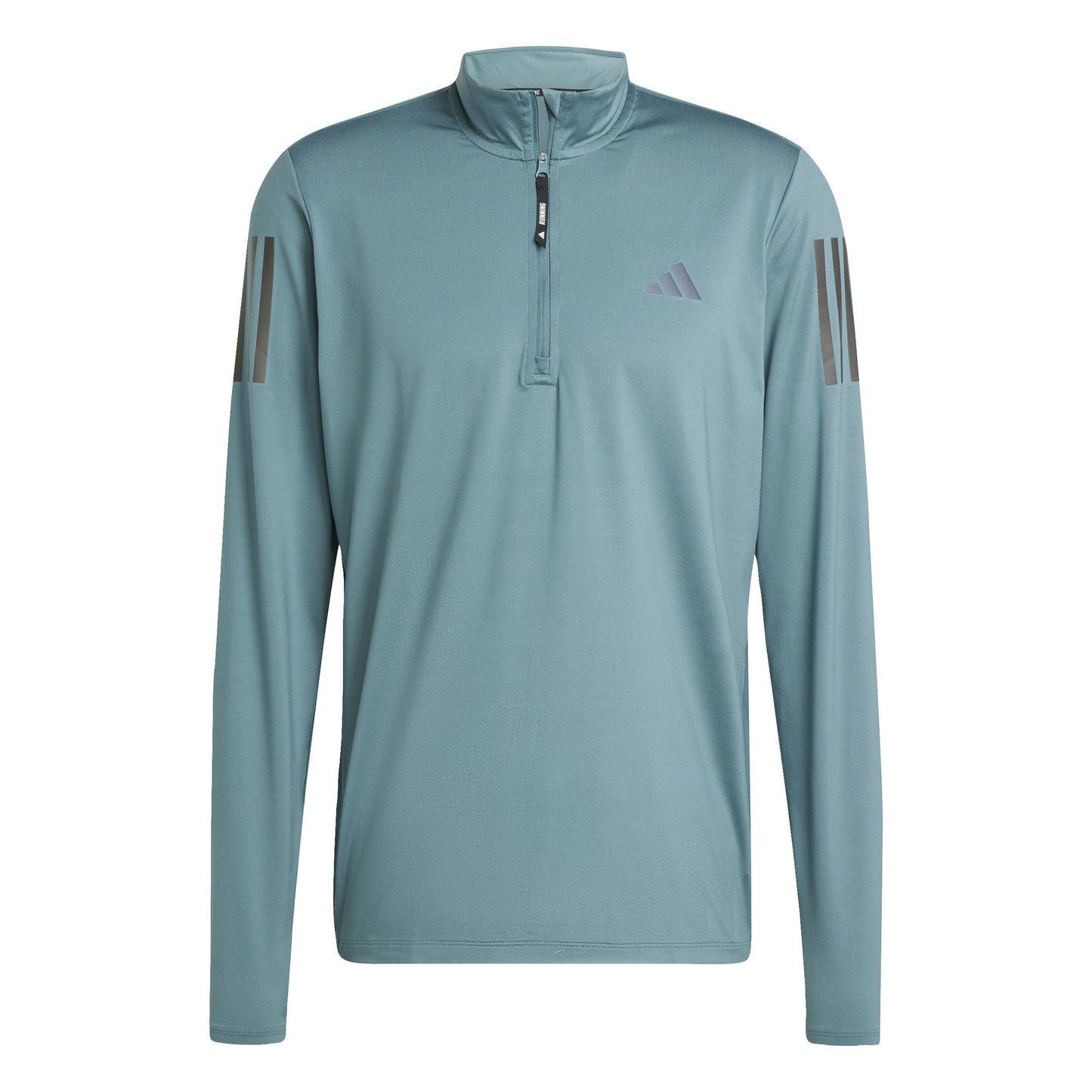 adidas Own The Run Half-Zip Hardloopshirt Heren-Donkergroen