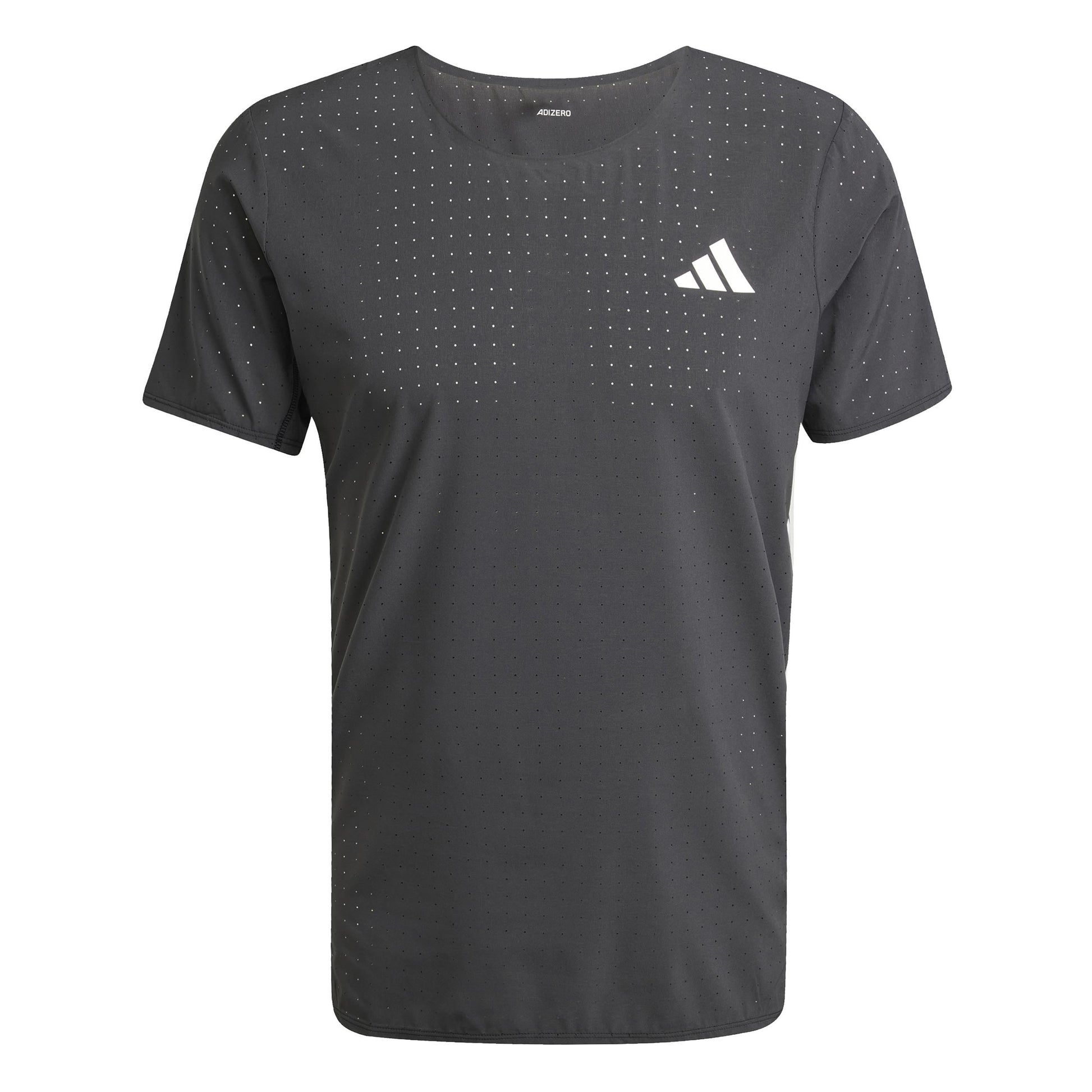 adidas adizero Hardloopshirt Heren-zwart