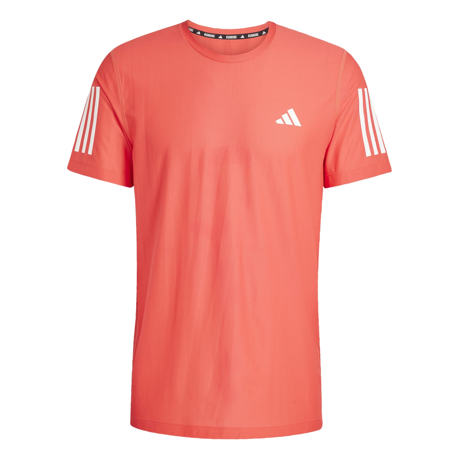 adidas Own the Run Hardloopshirt Heren-koraal