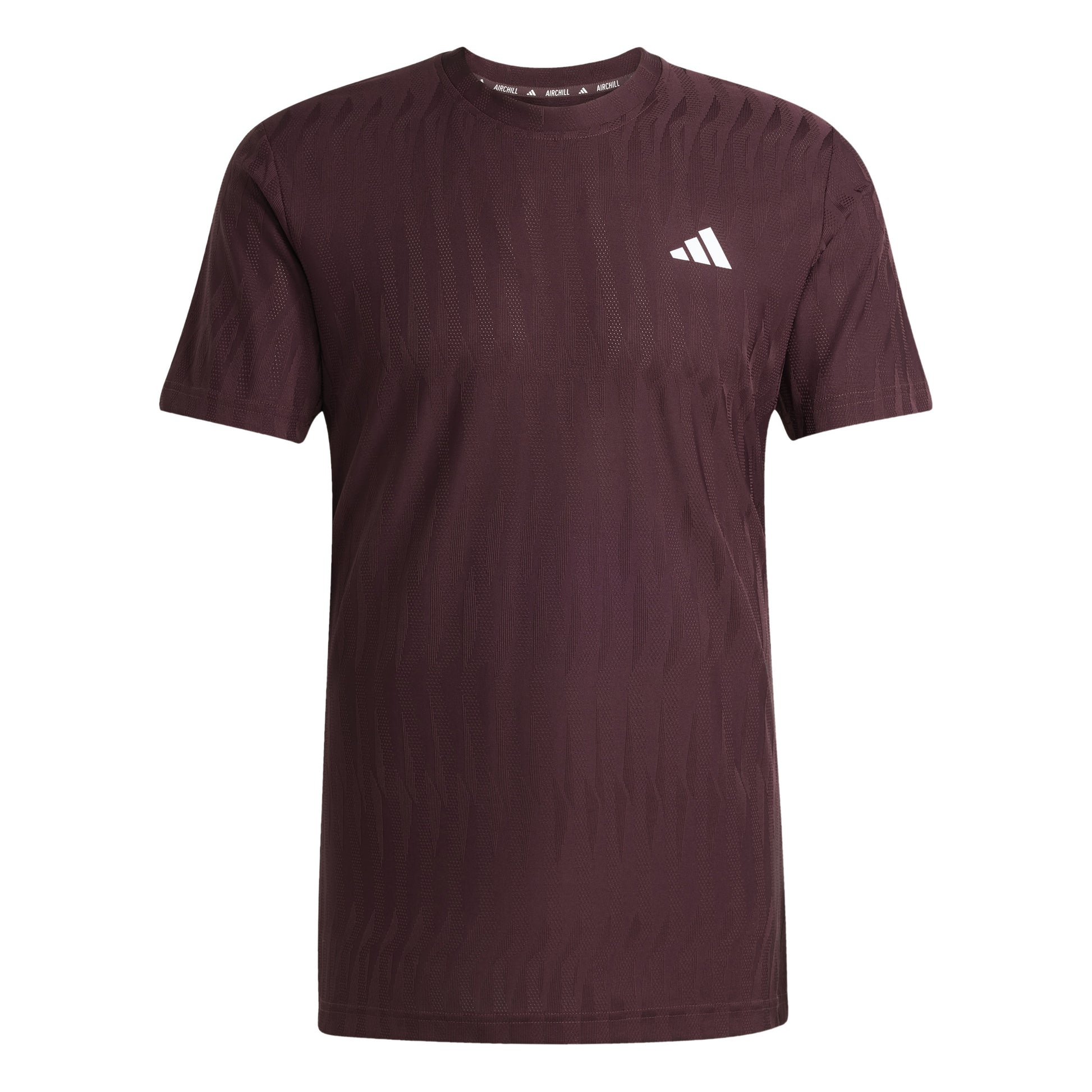 adidas Freelift T-shirt Heren - donkerrood,