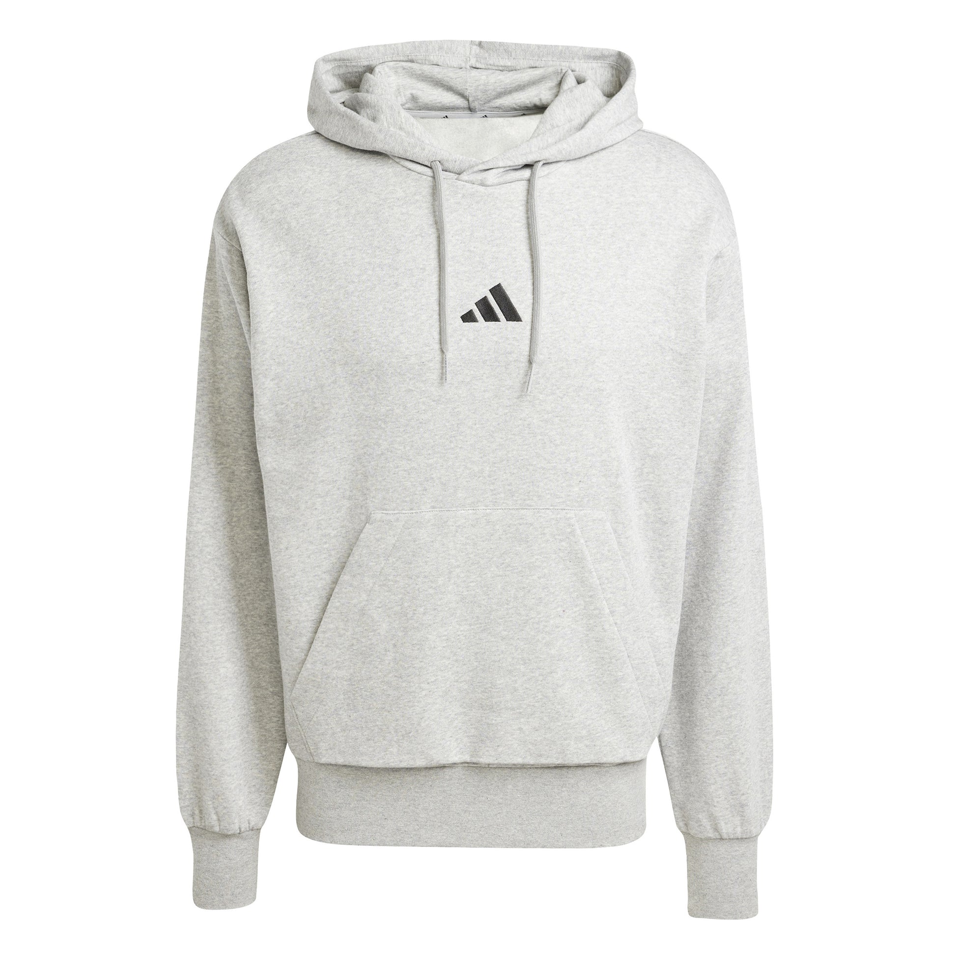 adidas Feelcozy Sweater met capuchon Heren - lichtgrijs,