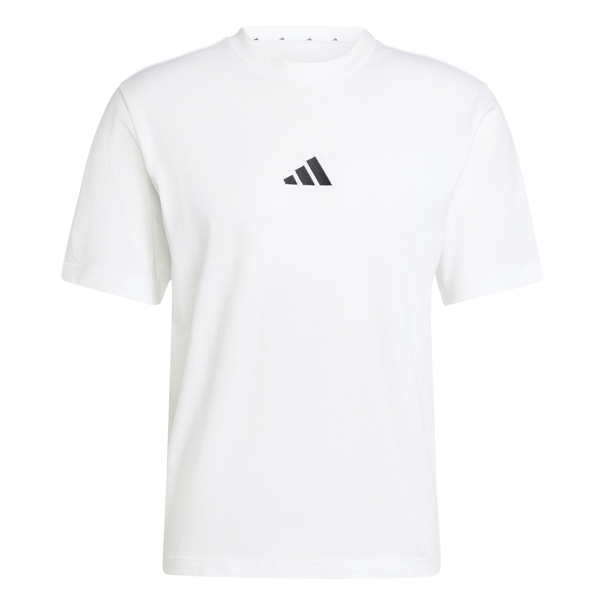 adidas Essentials Small Logo T-shirt Heren - wit,