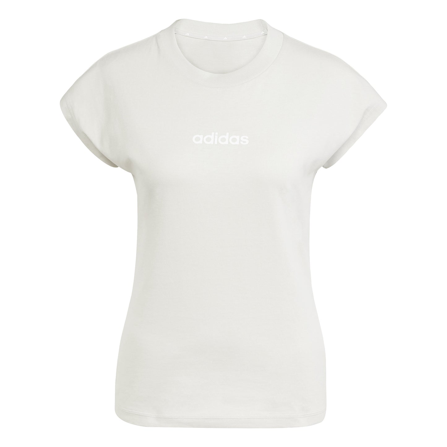 adidas Essentials Linear T-shirt Dames - grijs,