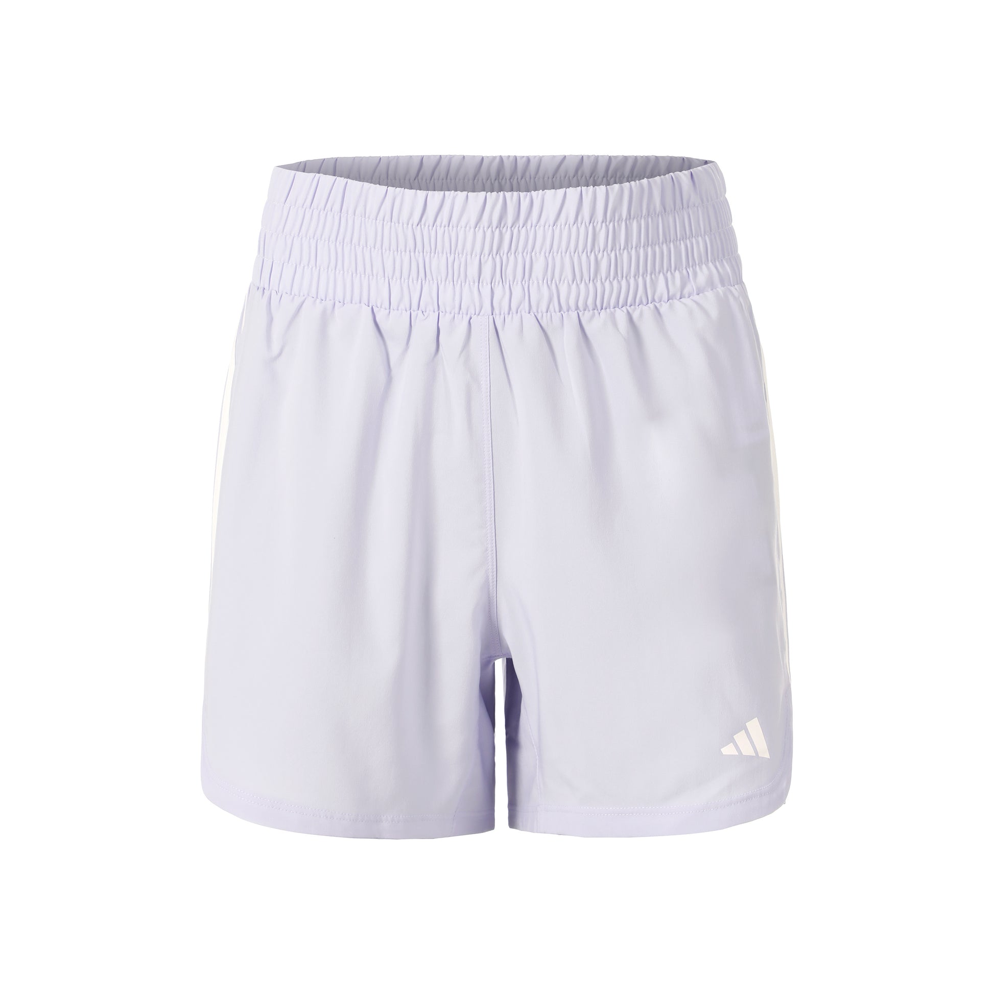 adidas Pacer Training 3 Stripes Woven High-Rise Shorts Dames-Mauve