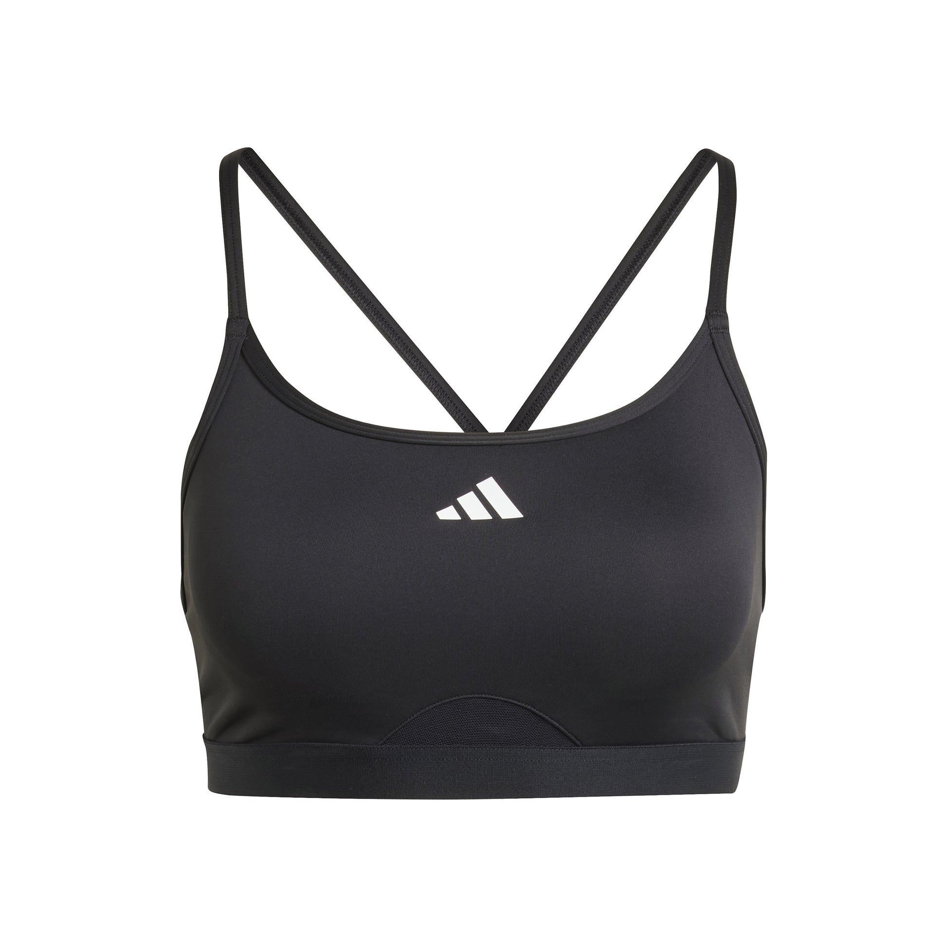 adidas Aeroreact Training 3Stripes Sport-bh Dames - zwart