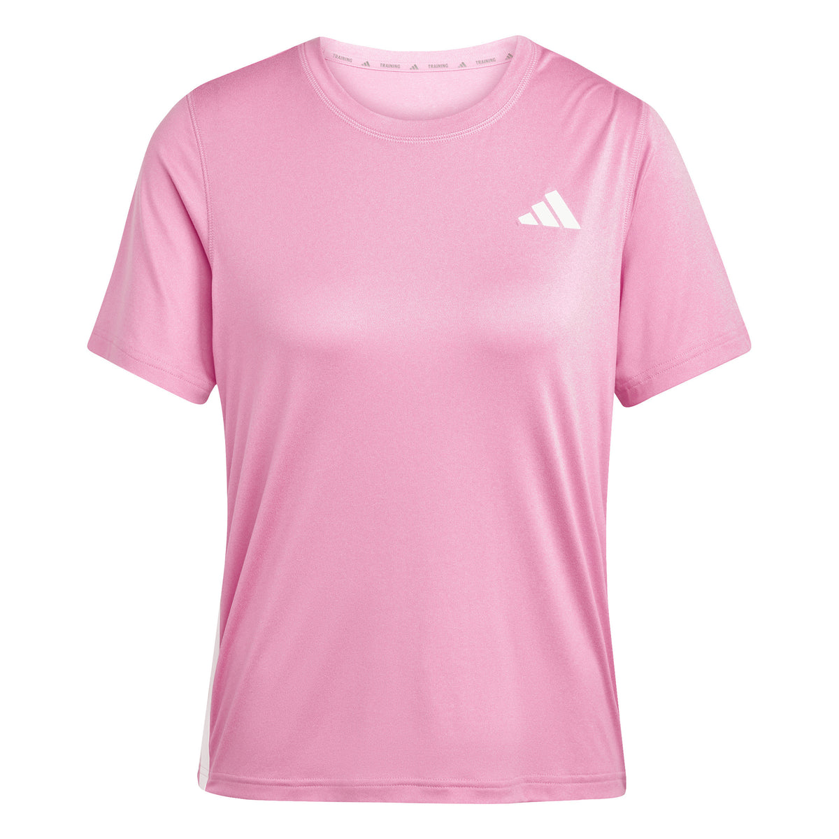 adidas Train Essentials 3 Stripes Workout T-shirt Dames - roze, wit