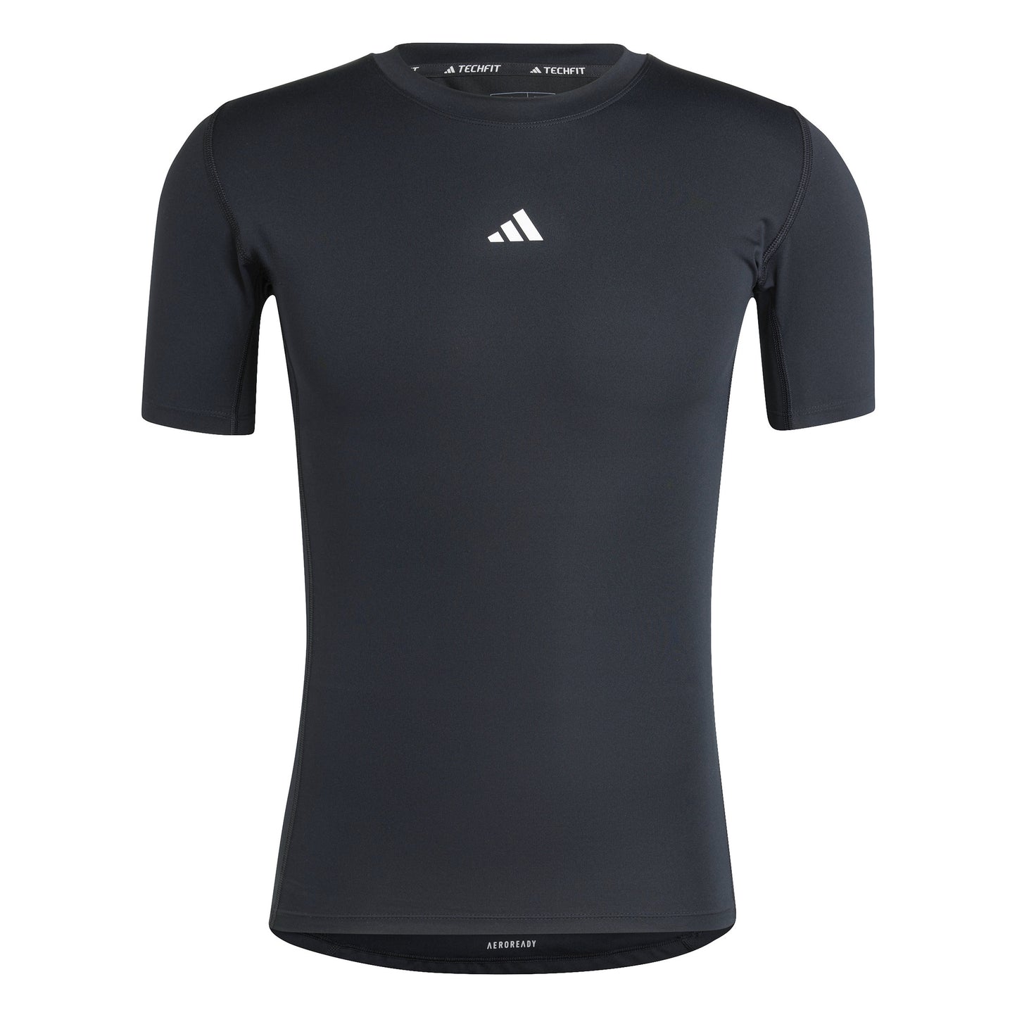 adidas TechFit Compression T-shirt Heren-Zwart