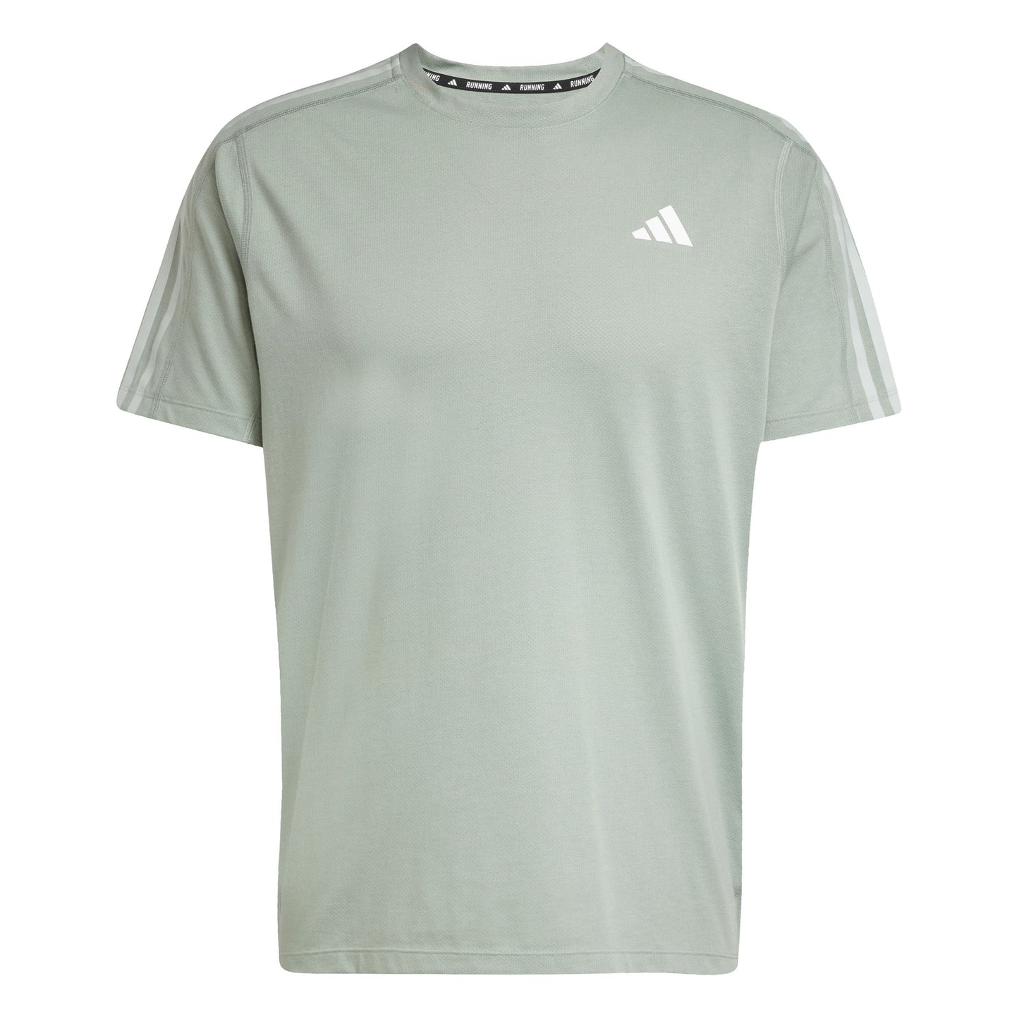 adidas Own The Run 3S Hardloopshirt Heren-Salie,Wit