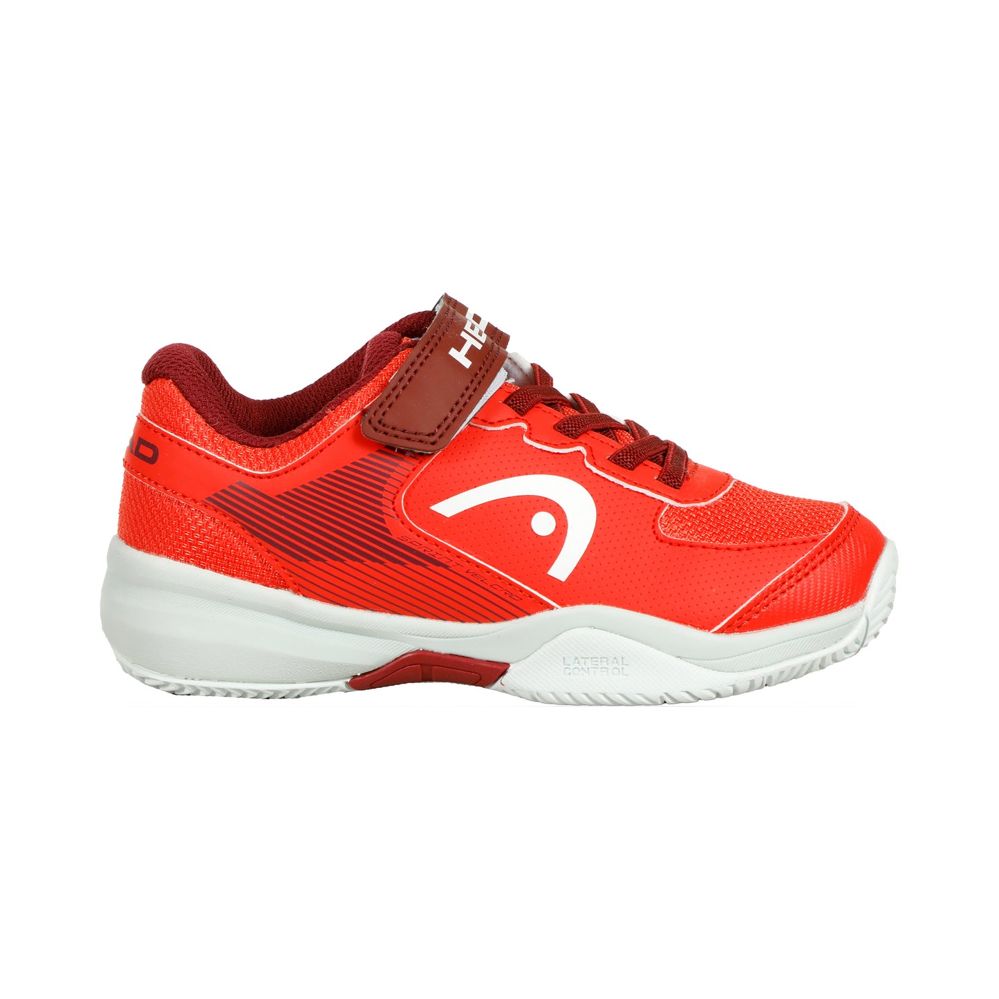 HEAD Sprint Velcro 3.0 Allcourt schoen Kinderen - oranje, donkerrood
