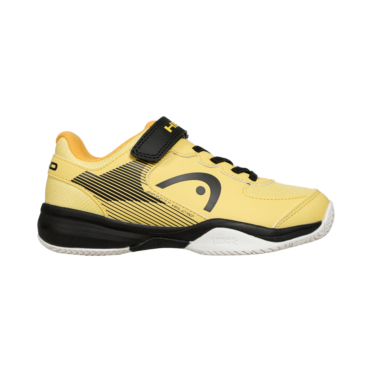 HEAD Sprint Velcro 3.0 Allcourt schoen Kinderen - geel, zwart