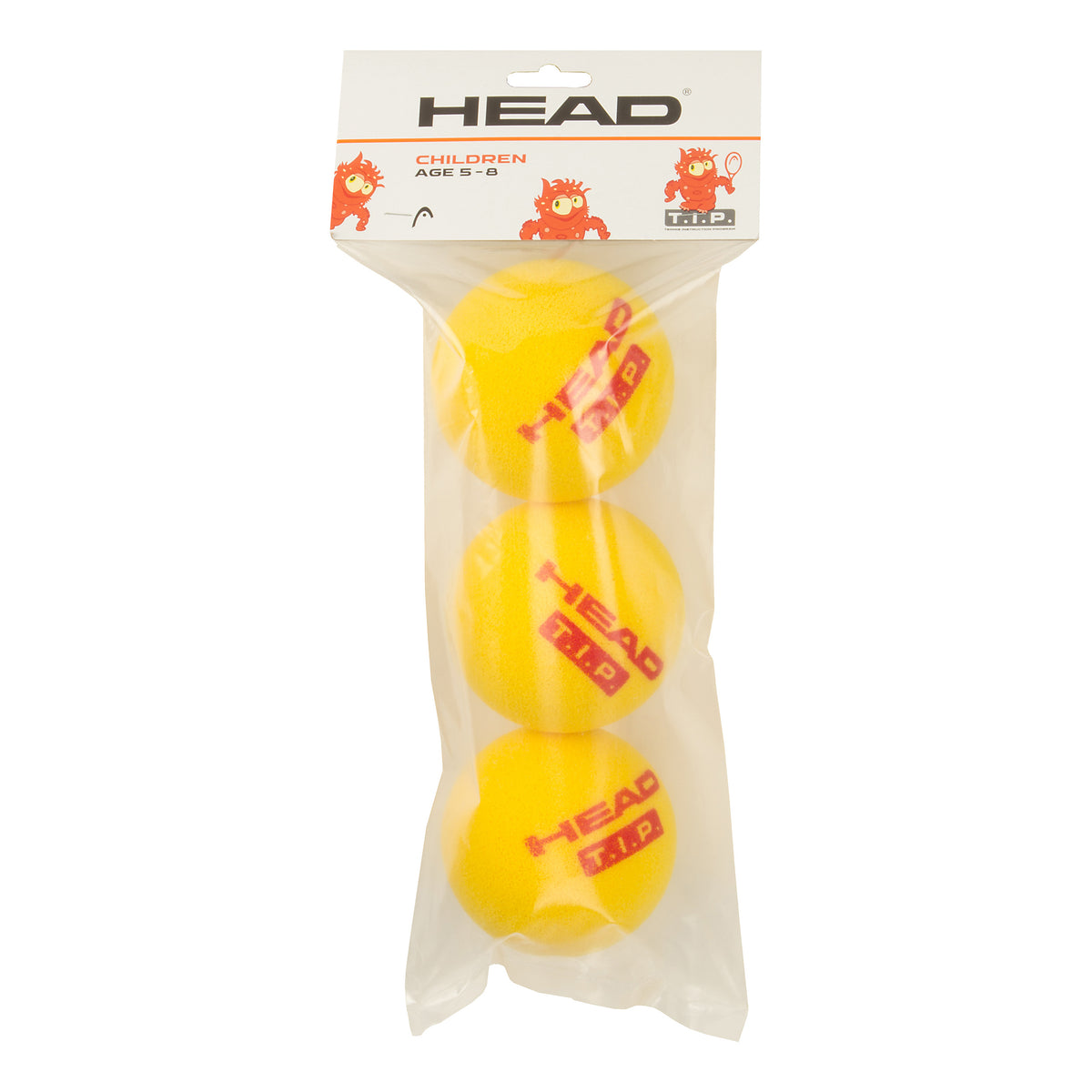 HEAD T.I.P. Red FOAM light Verpakking 3 stuks