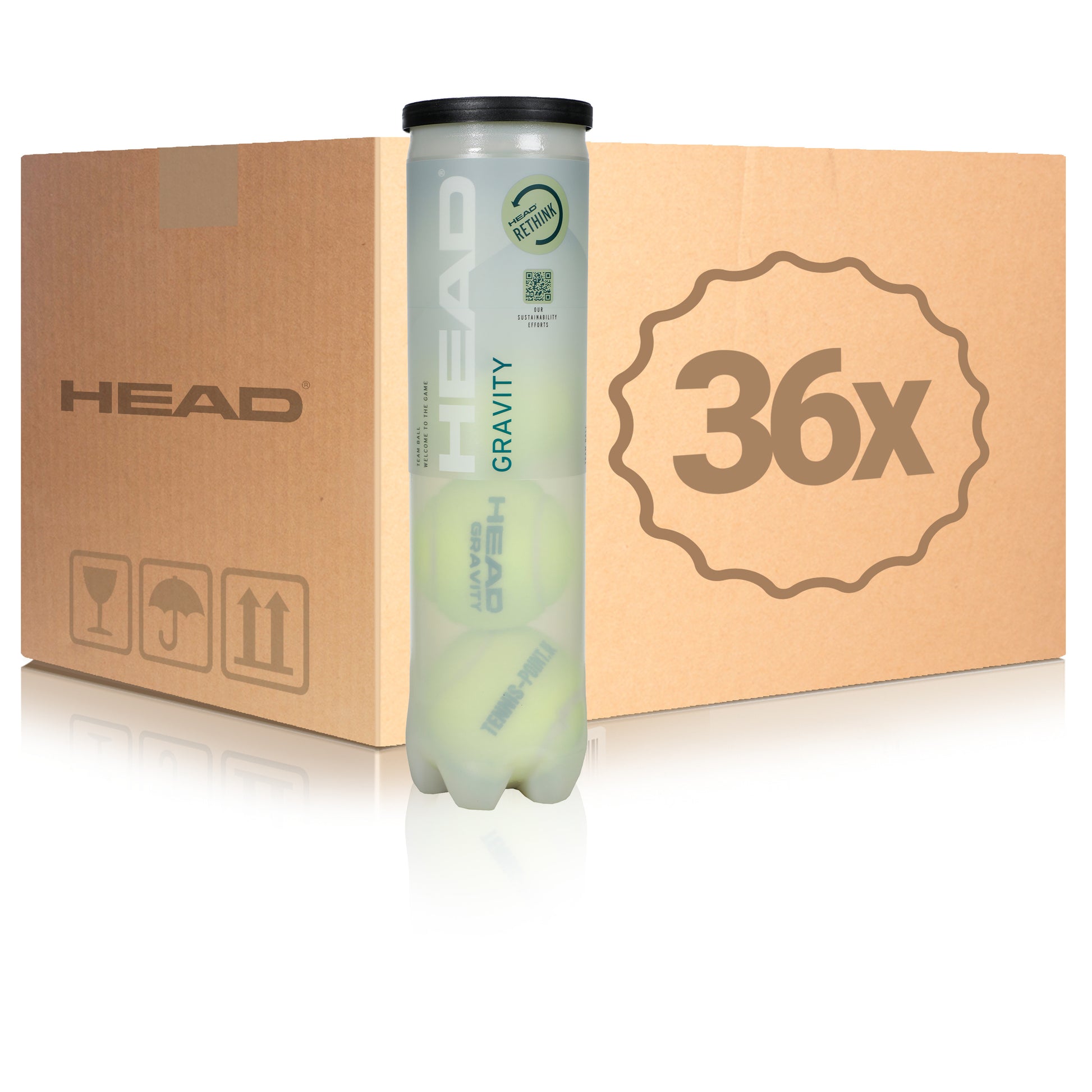 HEAD 36x verpakking  4 stuks Gravity