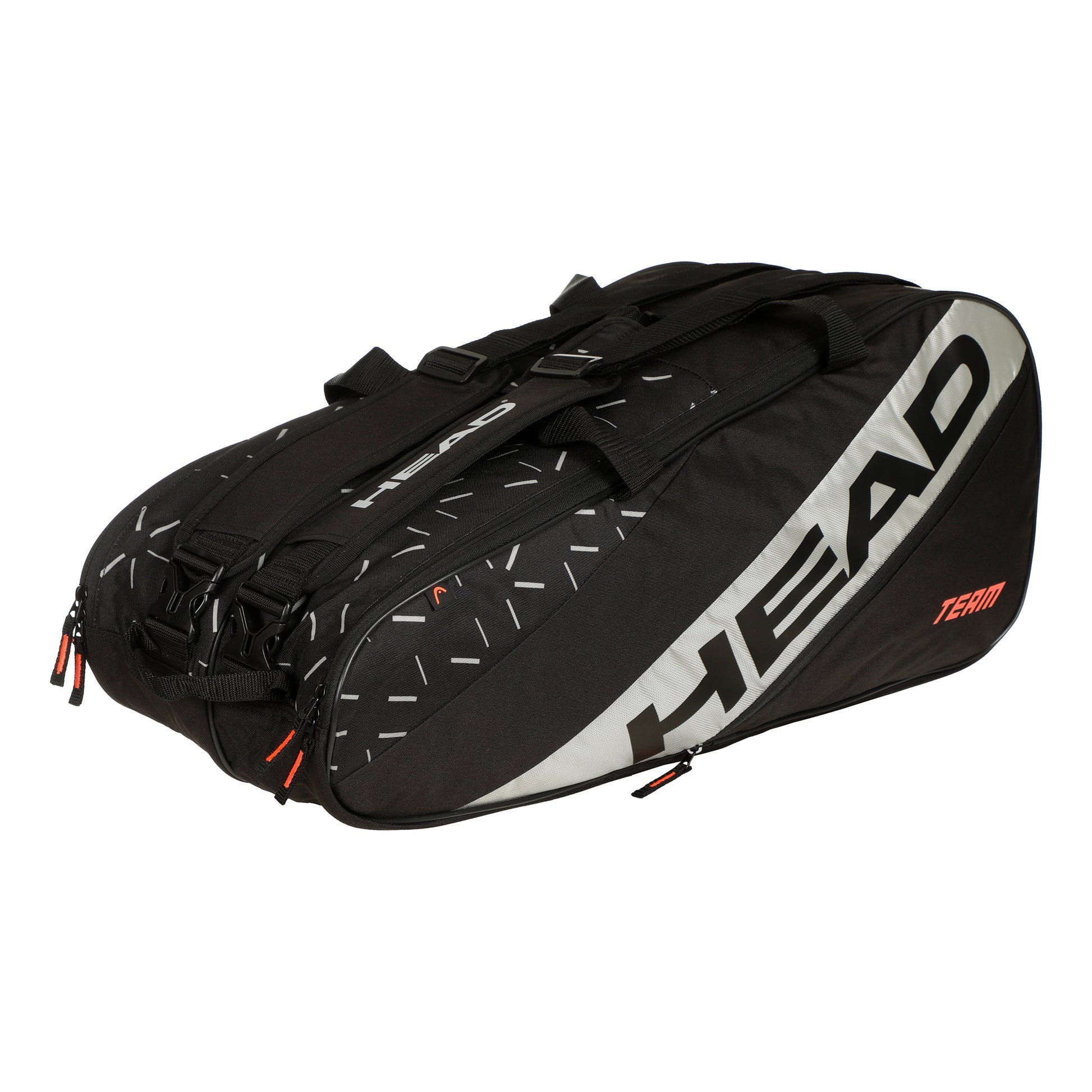 HEAD Team Racquet Bag L Rackettas-Zwart,Grijs
