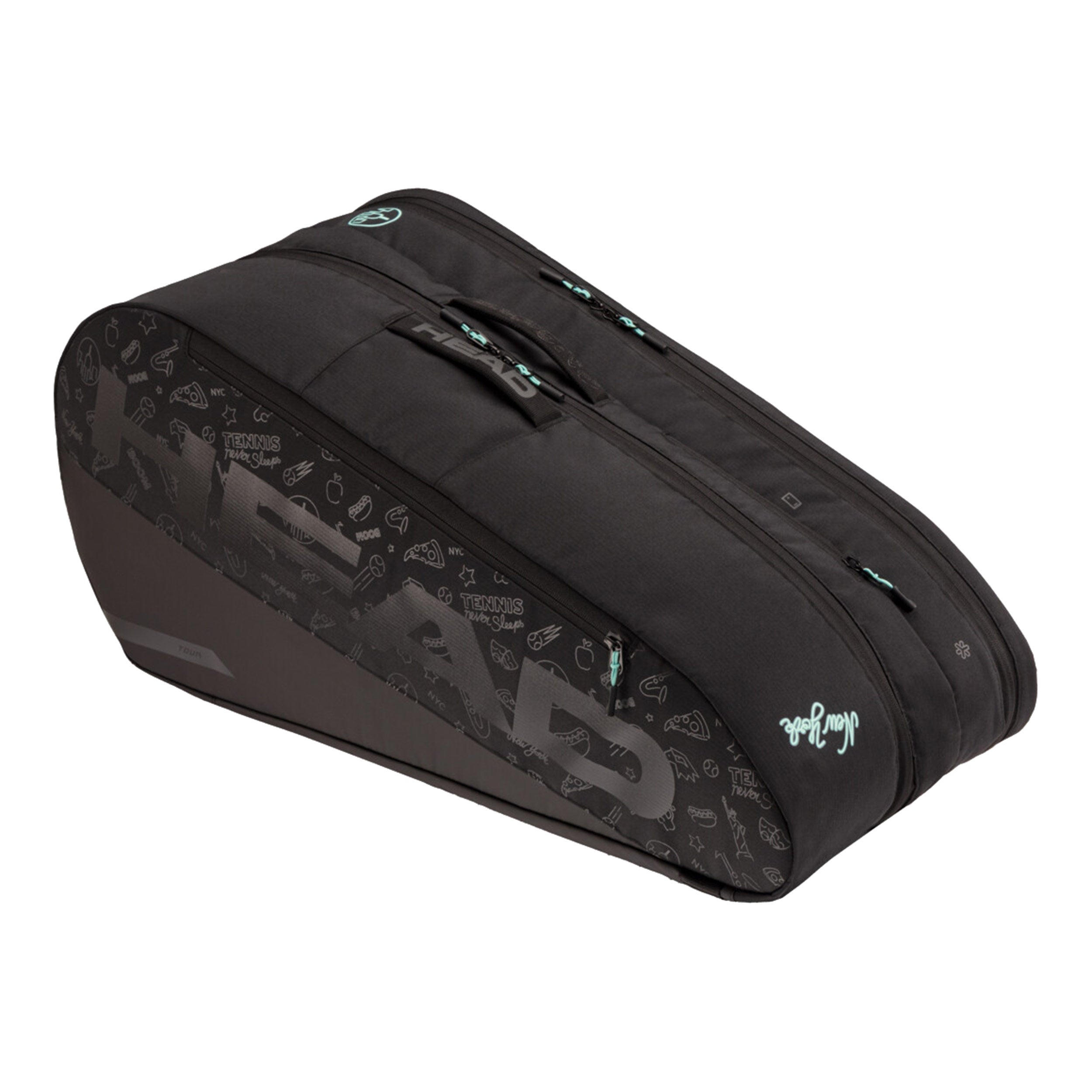 HEAD Tour L Neon 2025 Rackettas 9 stuks - zwart