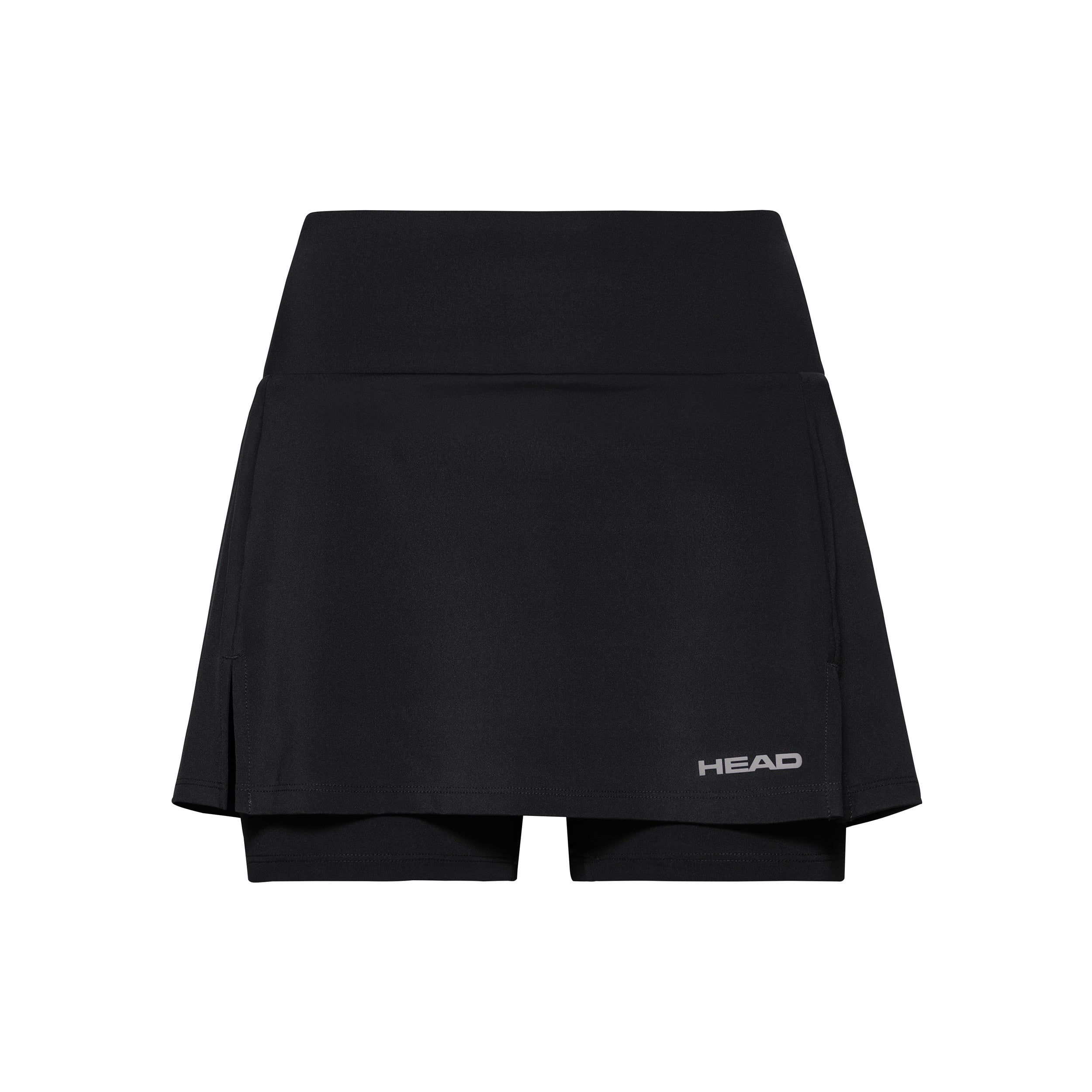 HEAD Club Basic Rok Dames-Zwart,Zilver