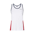 Club Tanktop Meisjes - wit, rood