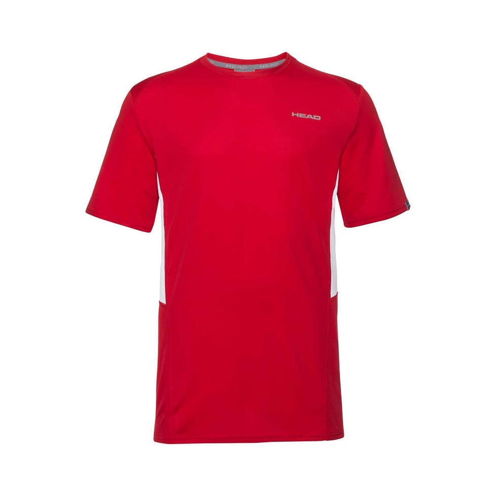 HEAD Tech T-shirt Jongens - rood, wit