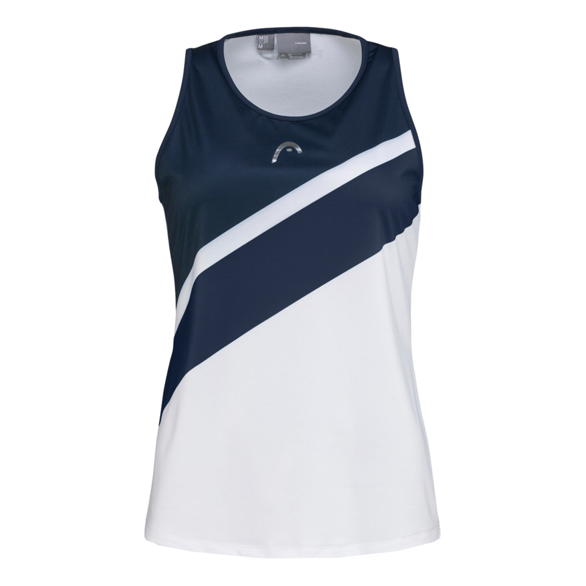 HEAD Performance Tanktop Dames - wit, blauw