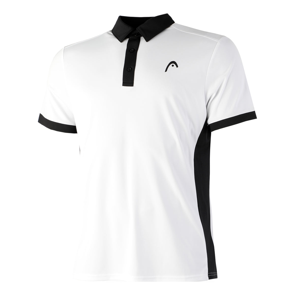 HEAD Slice Polo Heren - wit, zwart