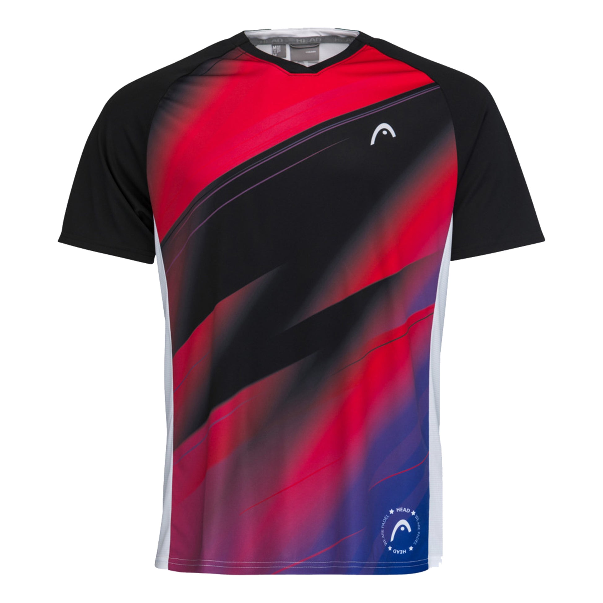 HEAD Play Tech T-shirt Heren - zwart, veelkleurig